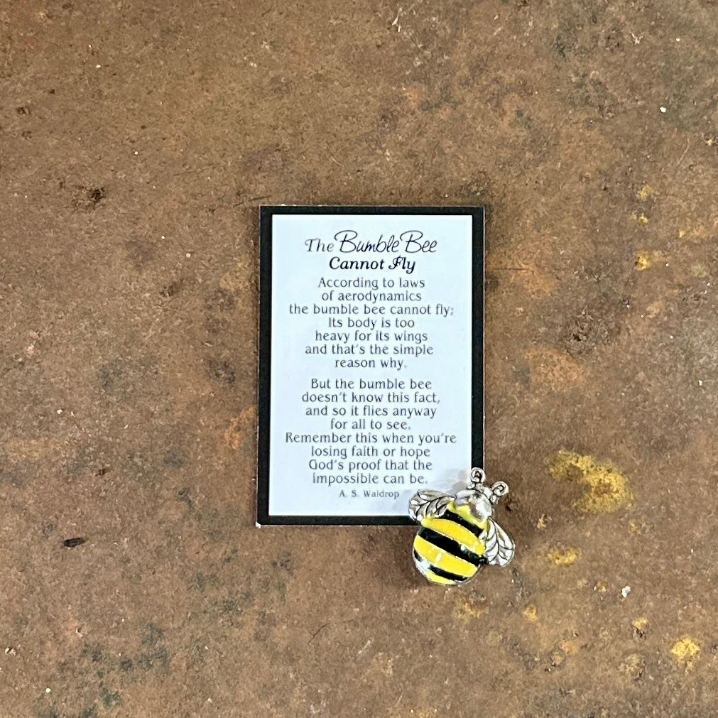 Bumble Bee Pocket Charm