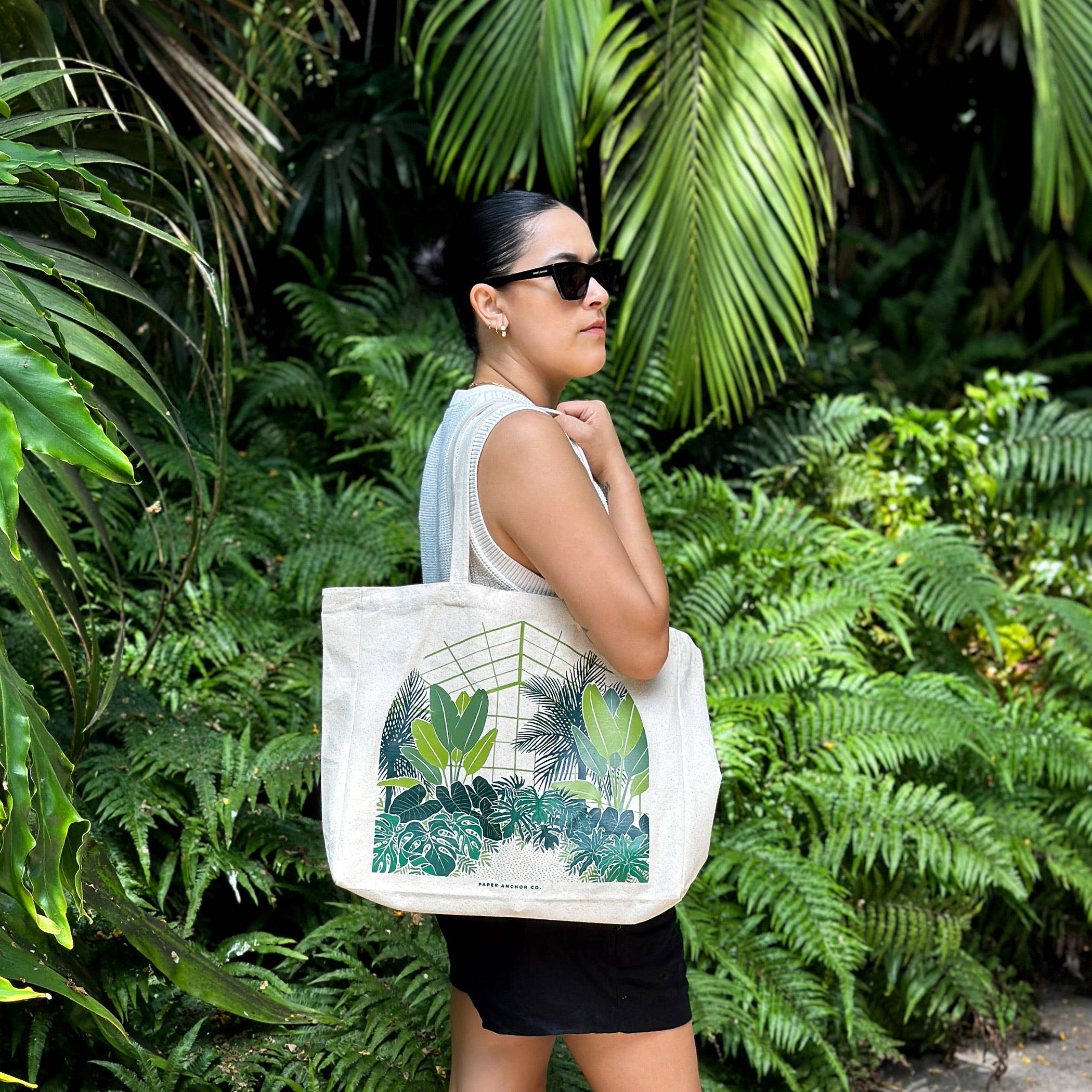Tropical Conservatory Tote Bag | Plant + Garden Gift