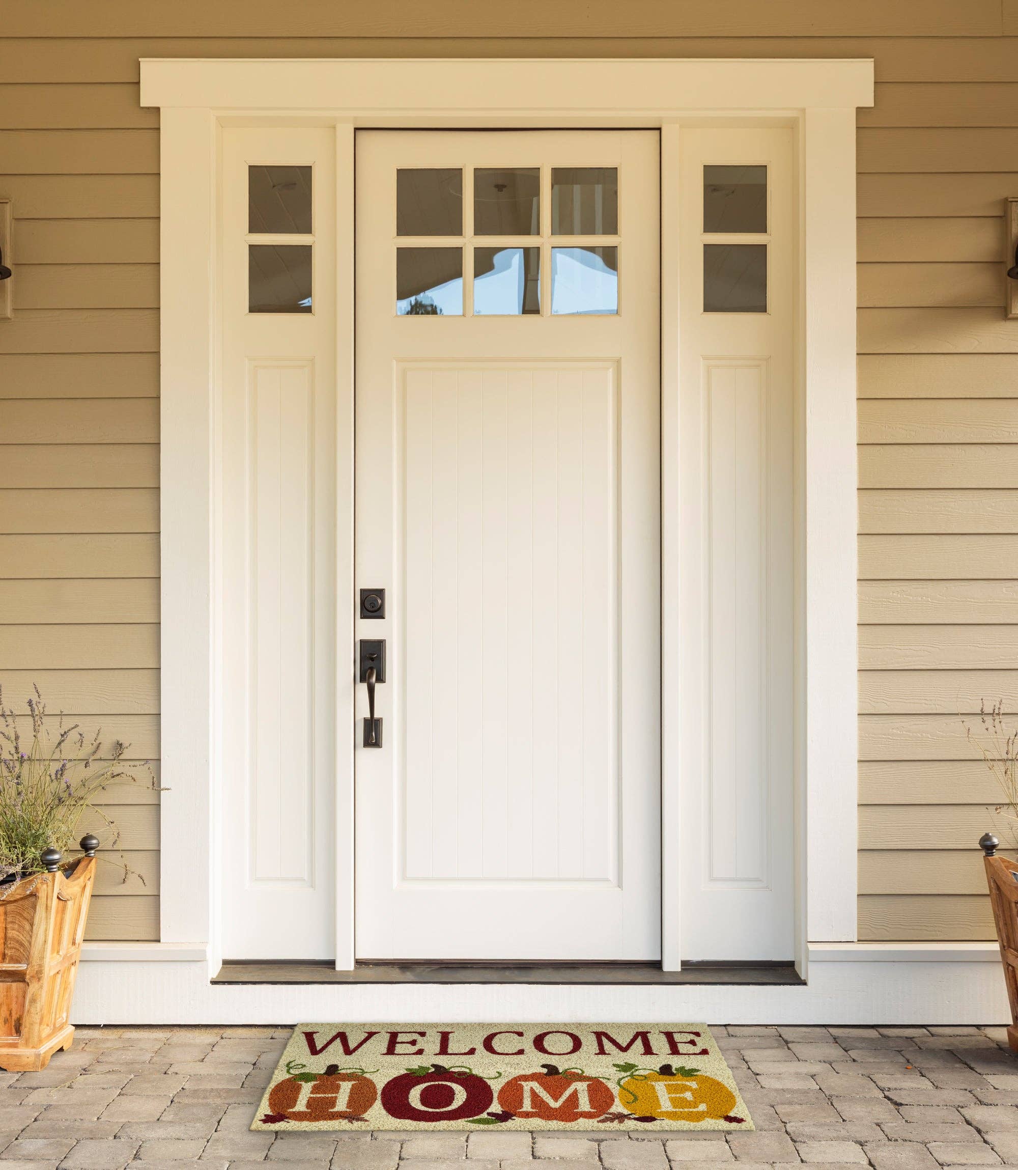 Welcome Home Pumpkins Doormat