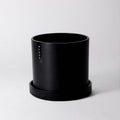 7 Inch Signature Planter & Saucer Black