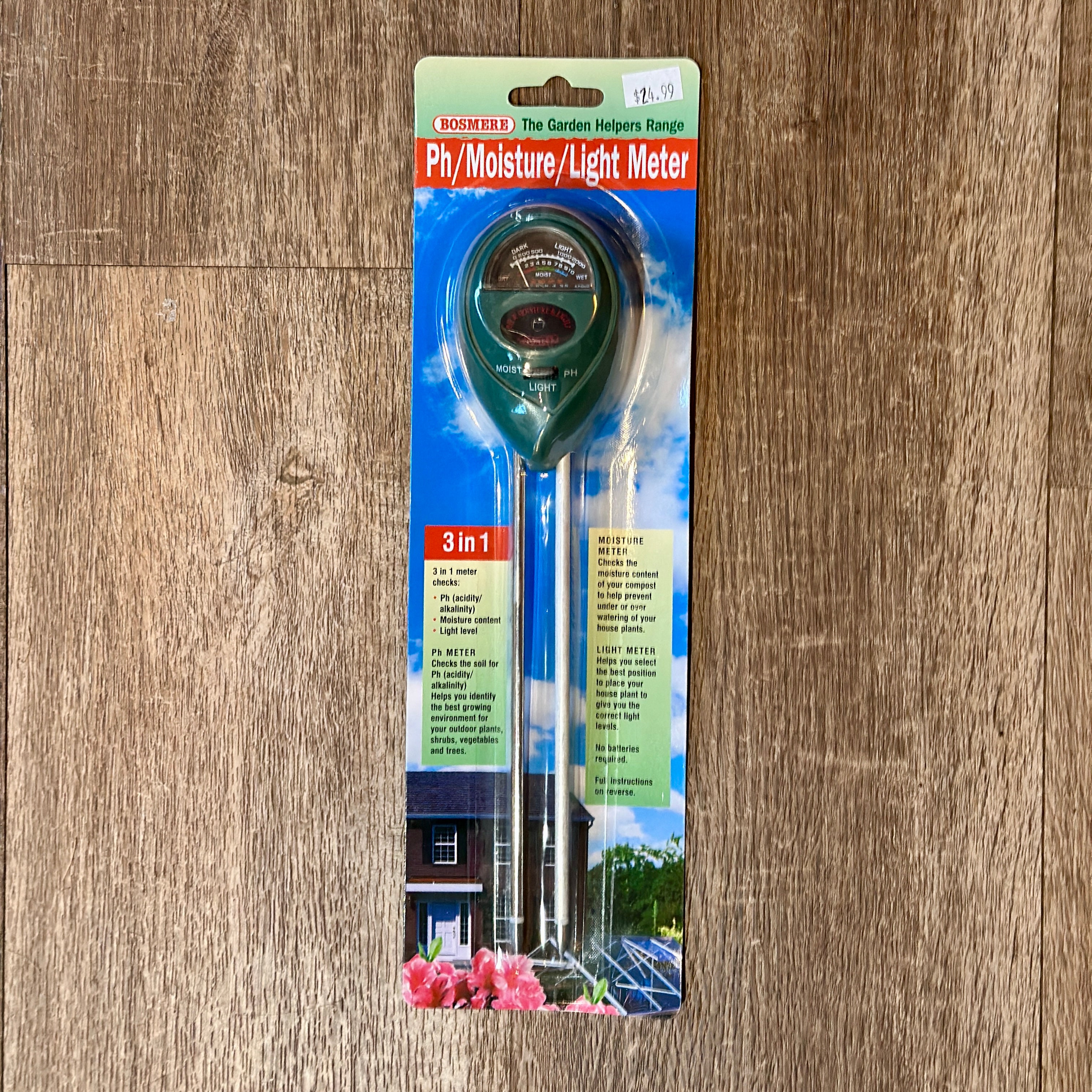Bosmere Ph/Moisture/Light Meter
