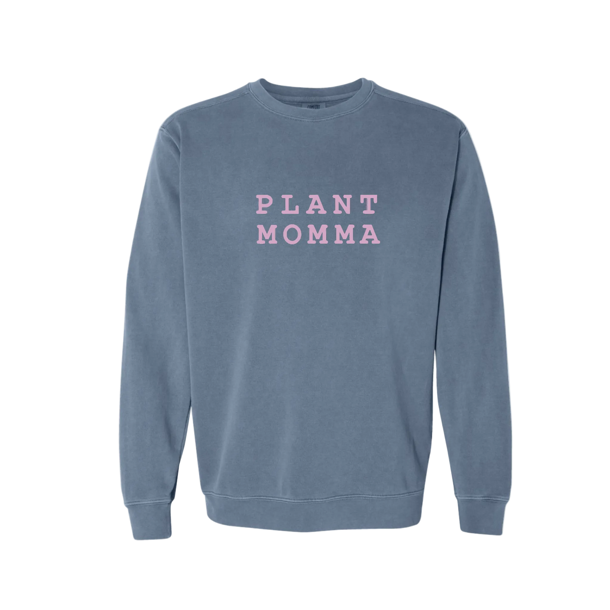Plantpeople Plant Momma Sweatshirt: Distressed Green, White, Medium