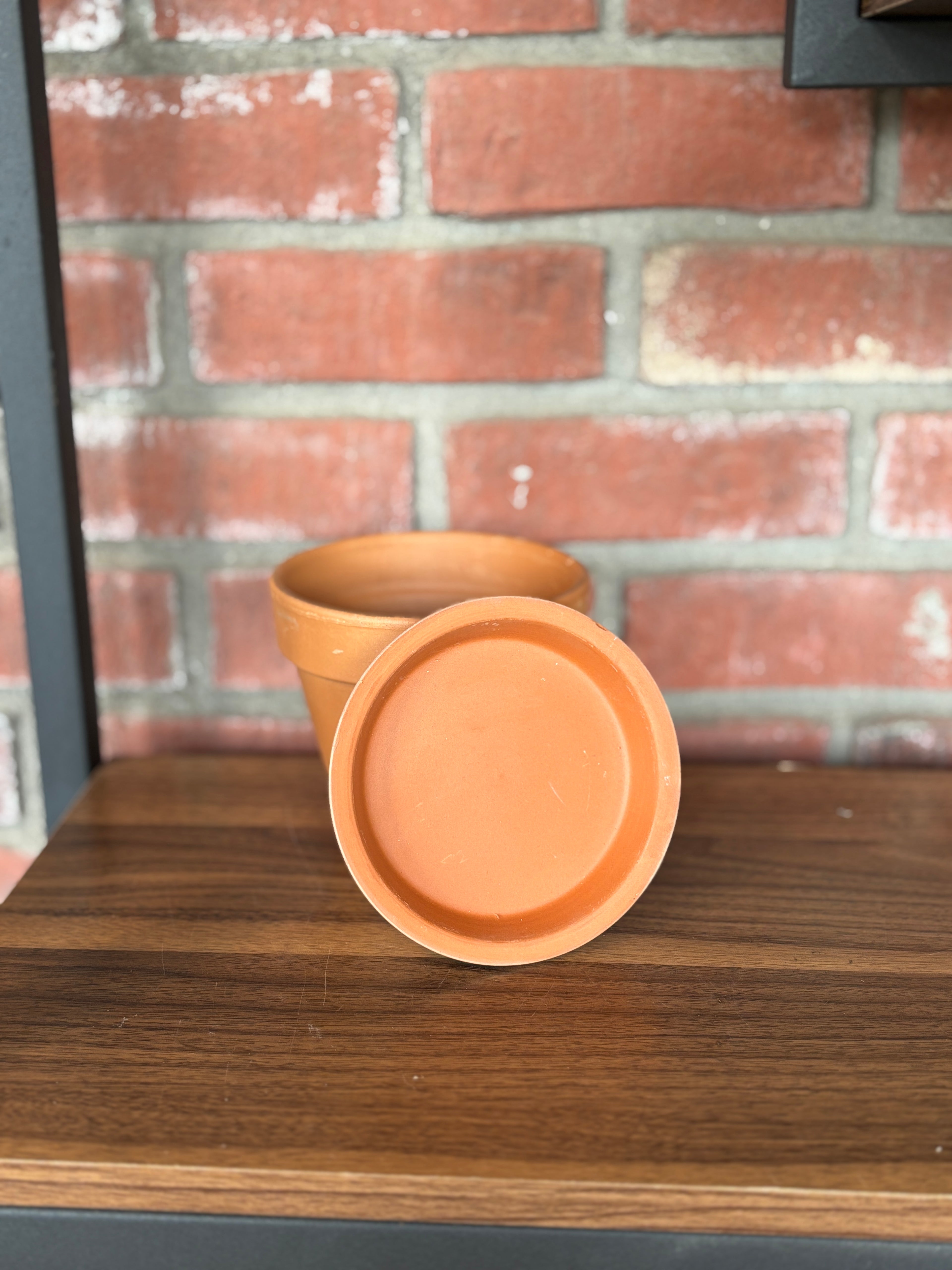 Terracotta Clay Saucer 5"D X .8"H