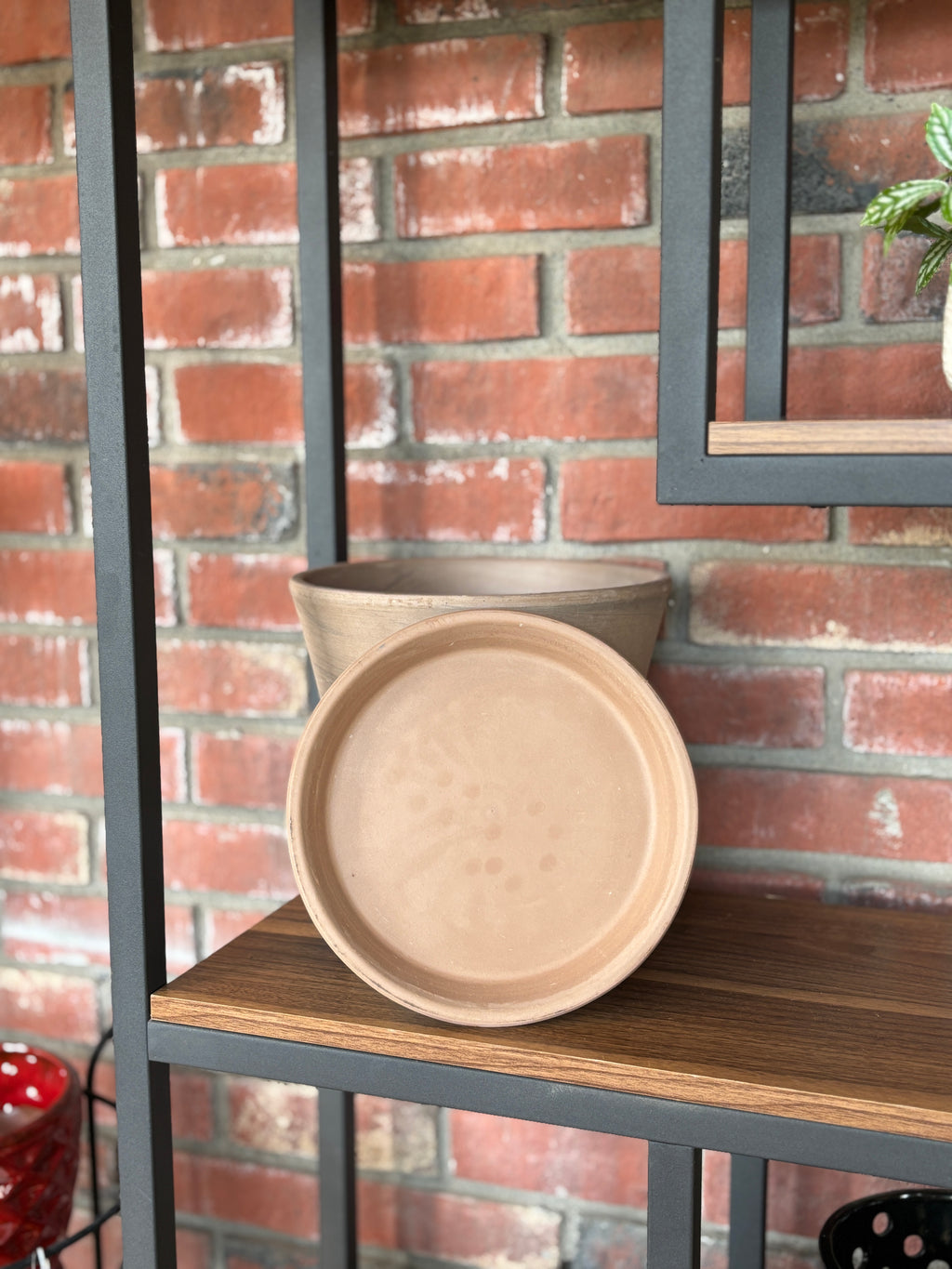 9" Chocolate Terracotta Saucer