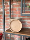9" Chocolate Terracotta Saucer