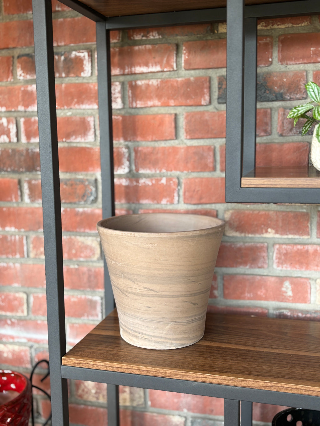 Grafite Black Striped 10" Pot