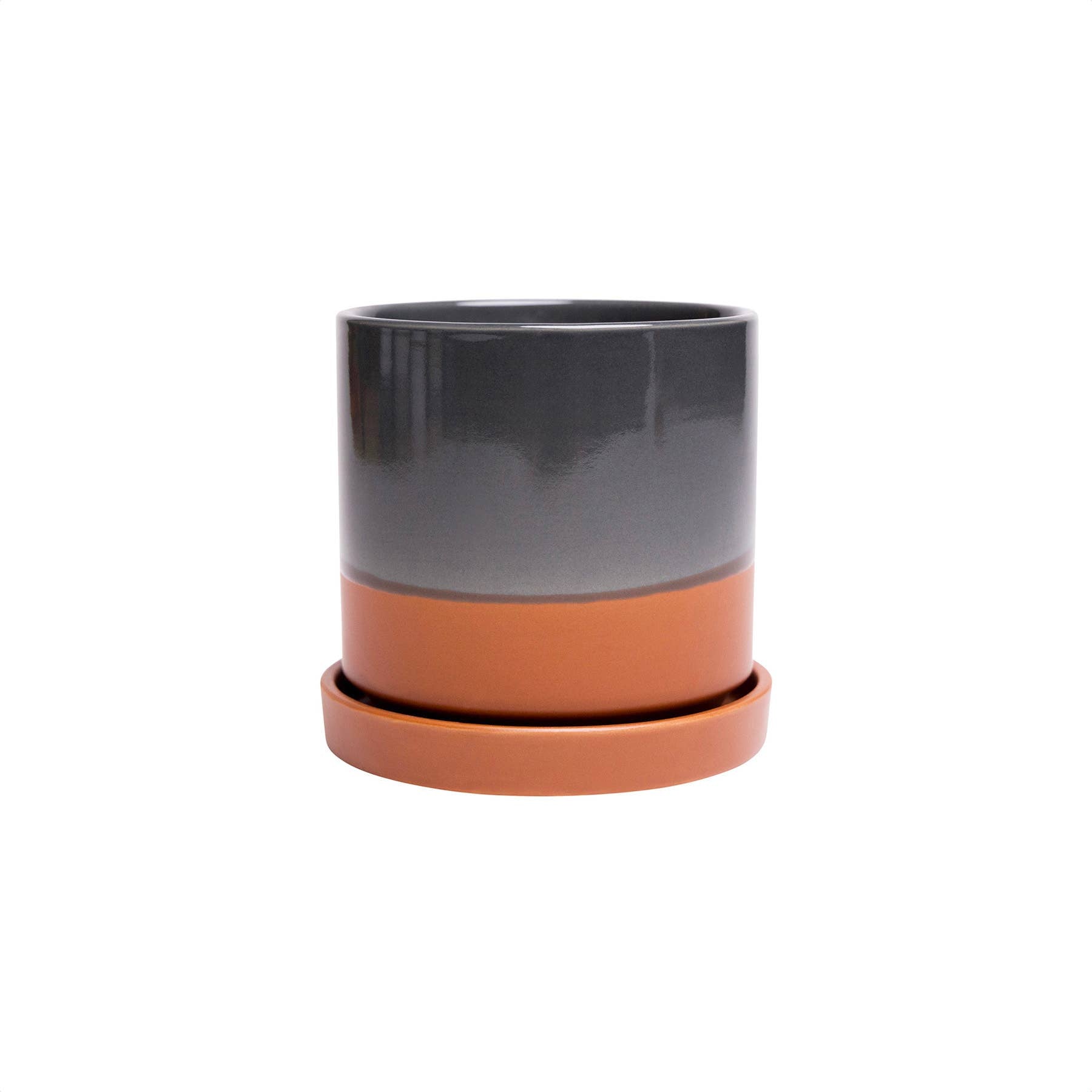 Minute Ceramic Planter Indoors 5 Inch Clay Terracotta Pot: Terracotta, 5"
