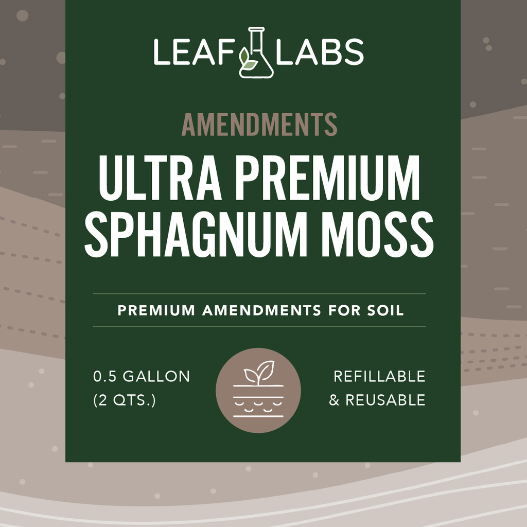 Leaflabs Ultra Premium Sphagnum Moss: 1 Gal 4 Qt