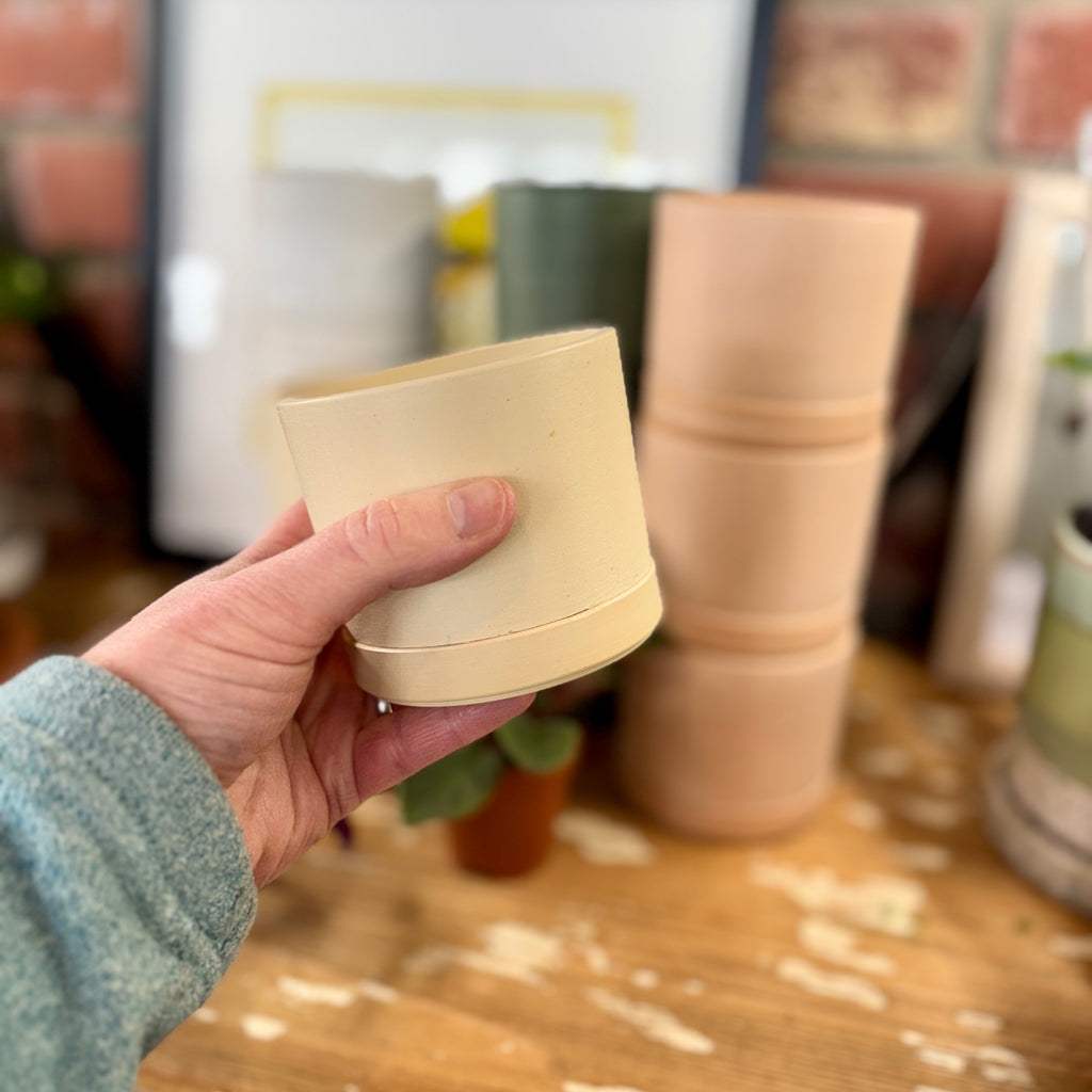 3.5" Earth Tone Mini Planters | Tatami