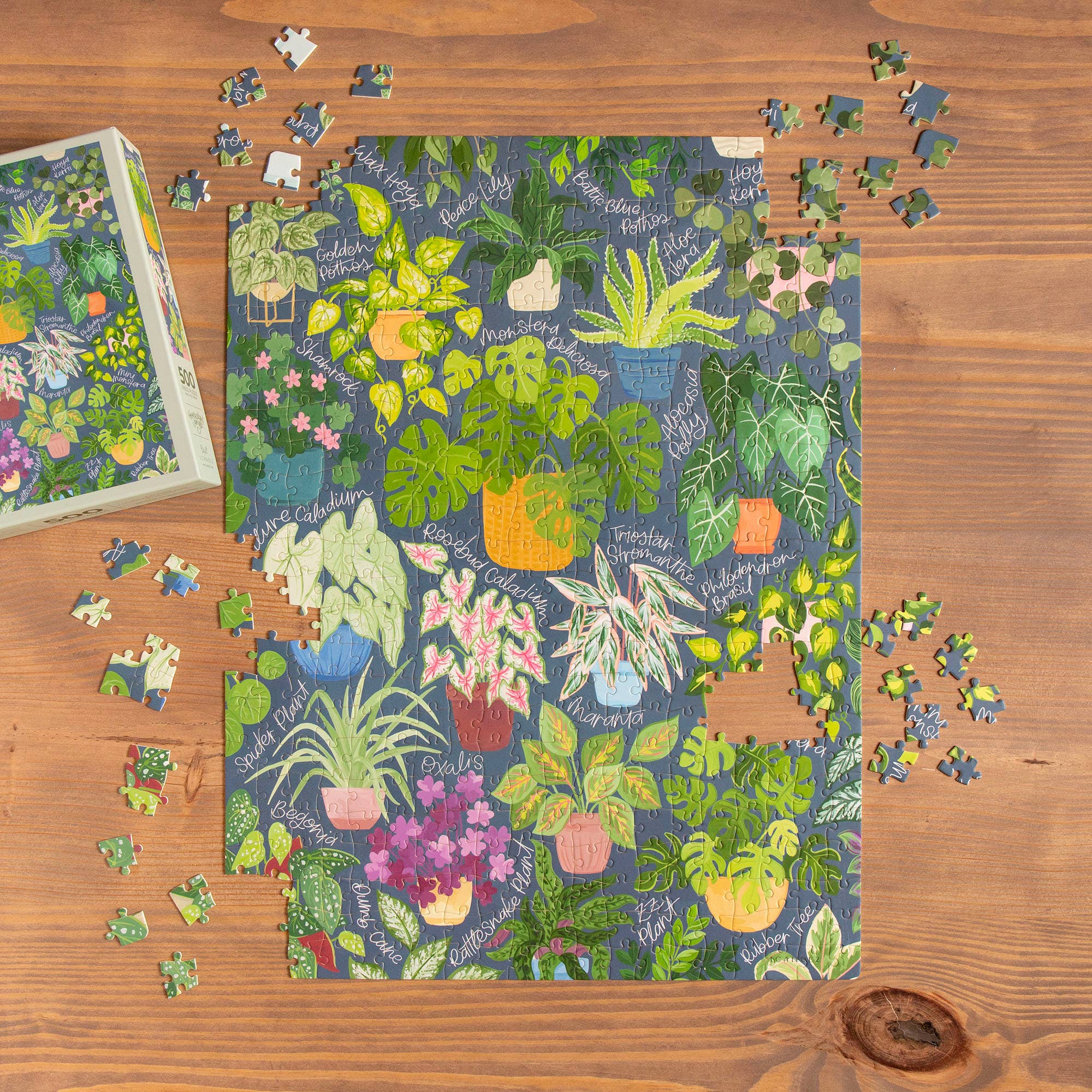 Houseplant Jungle - 500 Piece Jigsaw PuZZle