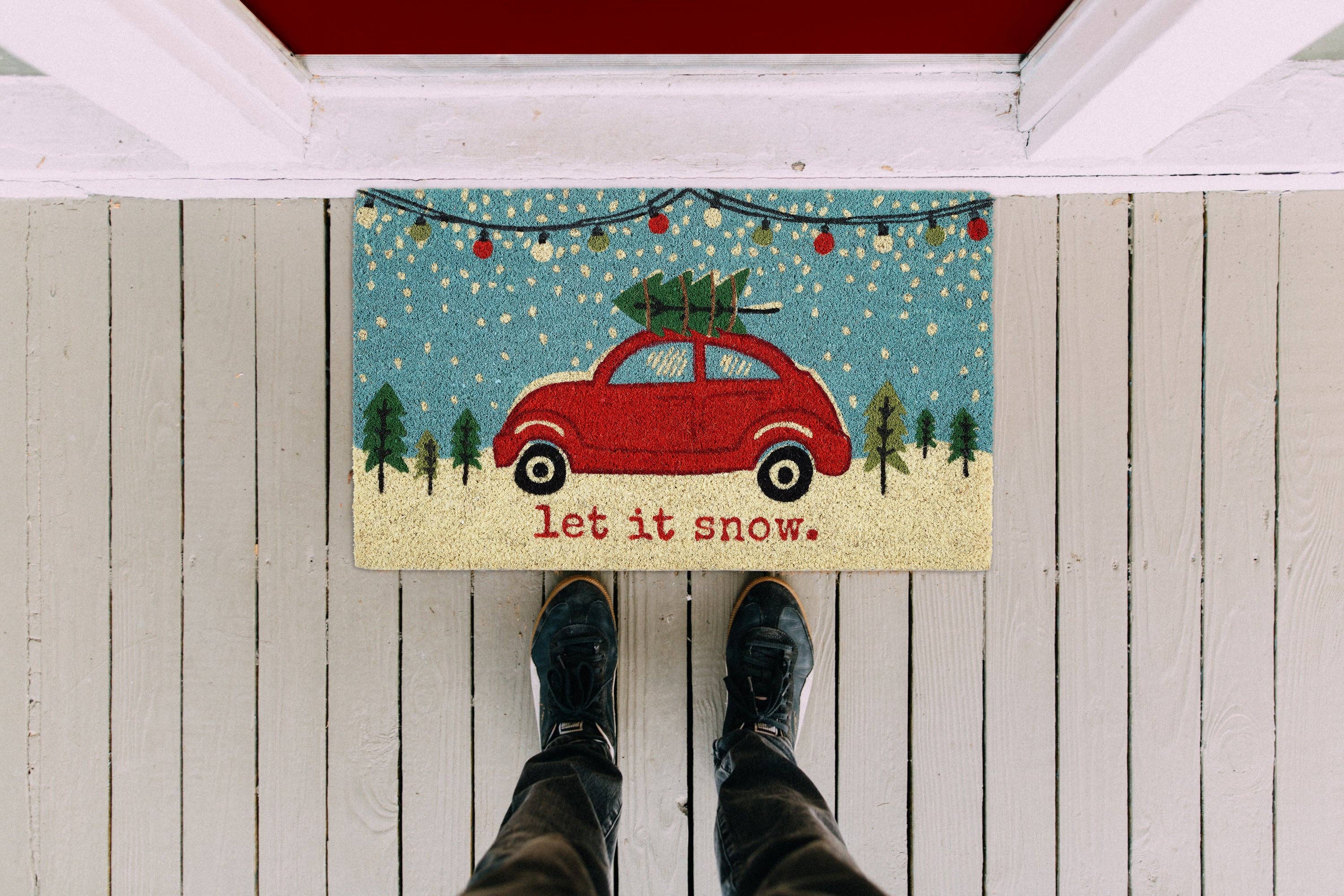Christmas Car Doormat