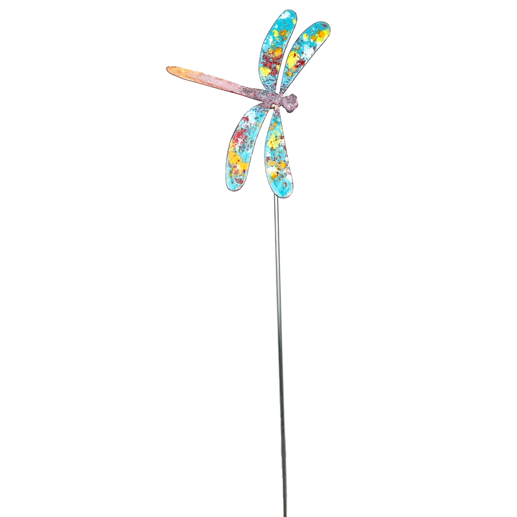 Small Enamel Copper Dragonflies