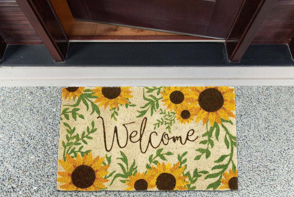 Sunflower Welcome Doormat