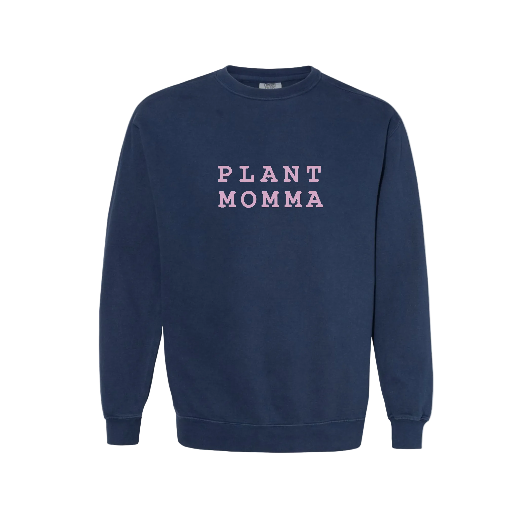 Plantpeople Plant Momma Sweatshirt: Distressed Green, White, Medium