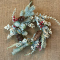 Faux Frosted Eucalyptus & Berry Ring - Large