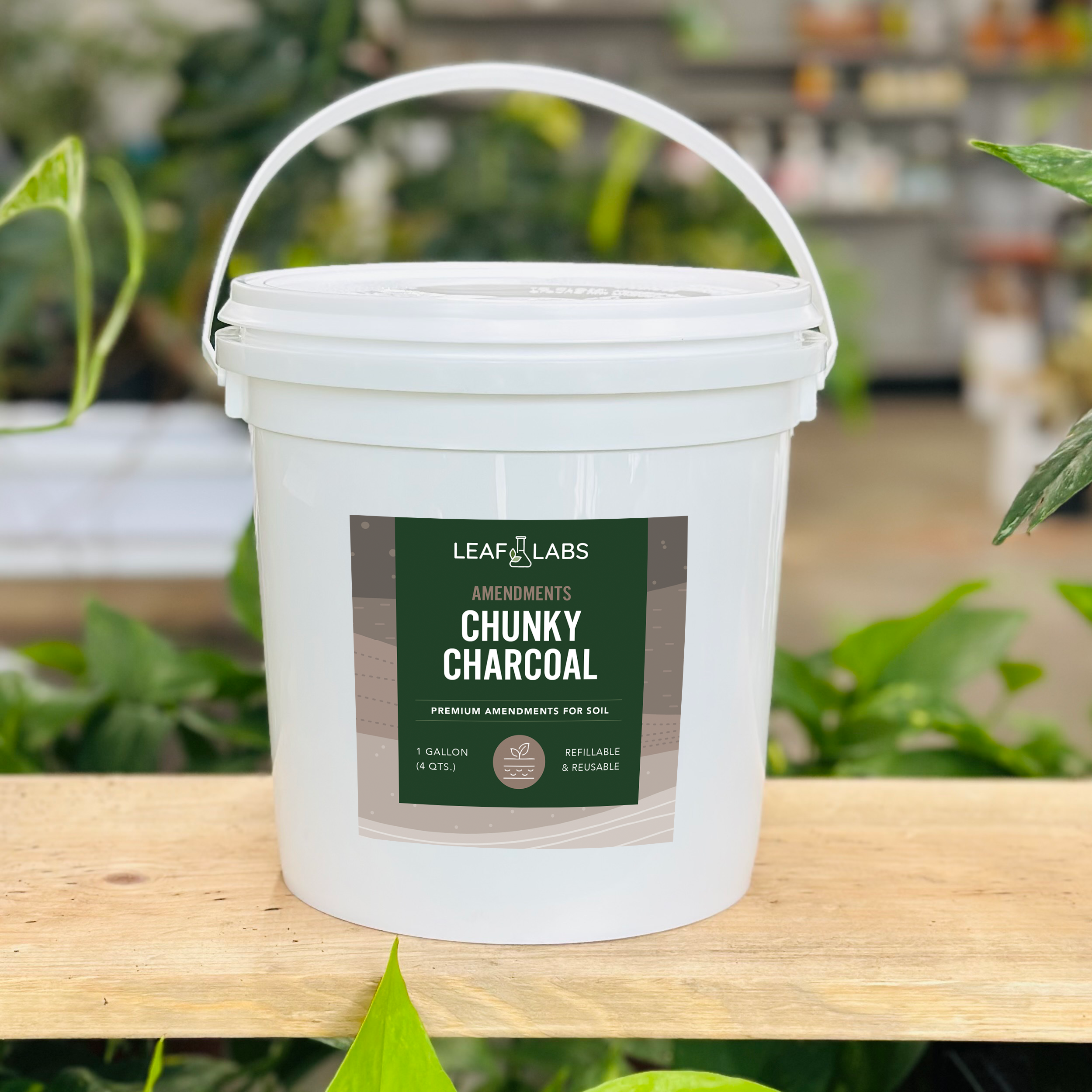 Leaflabs Chunky Charcoal: 5 Gal 20 Qt