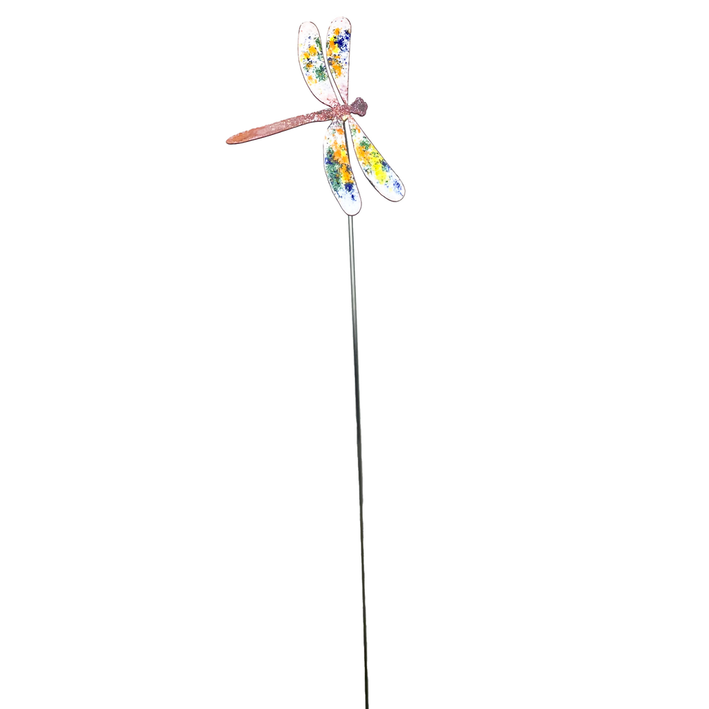Small Enamel Copper Dragonflies