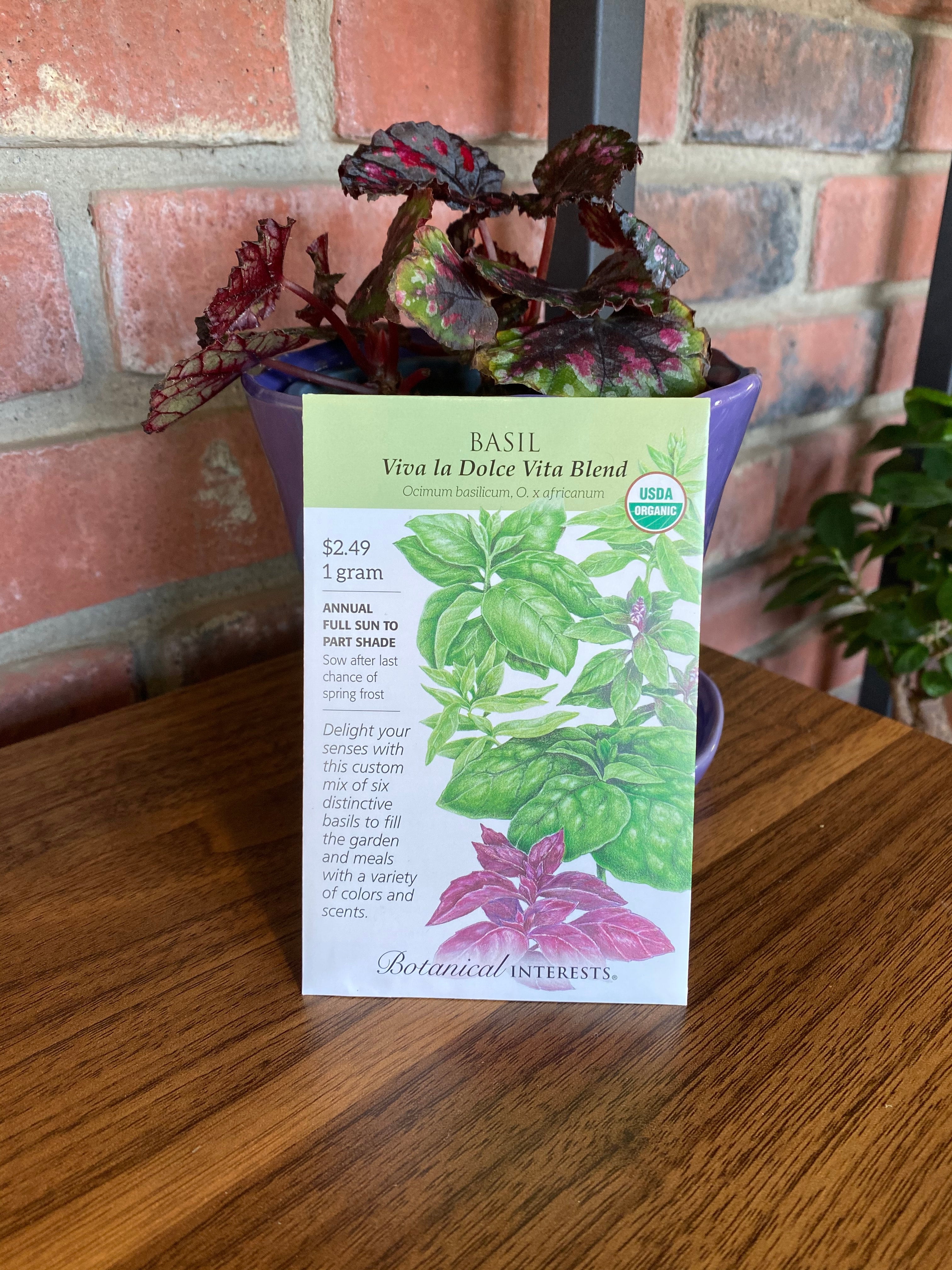 Basil Viva La Dolce Vita Blend Organic