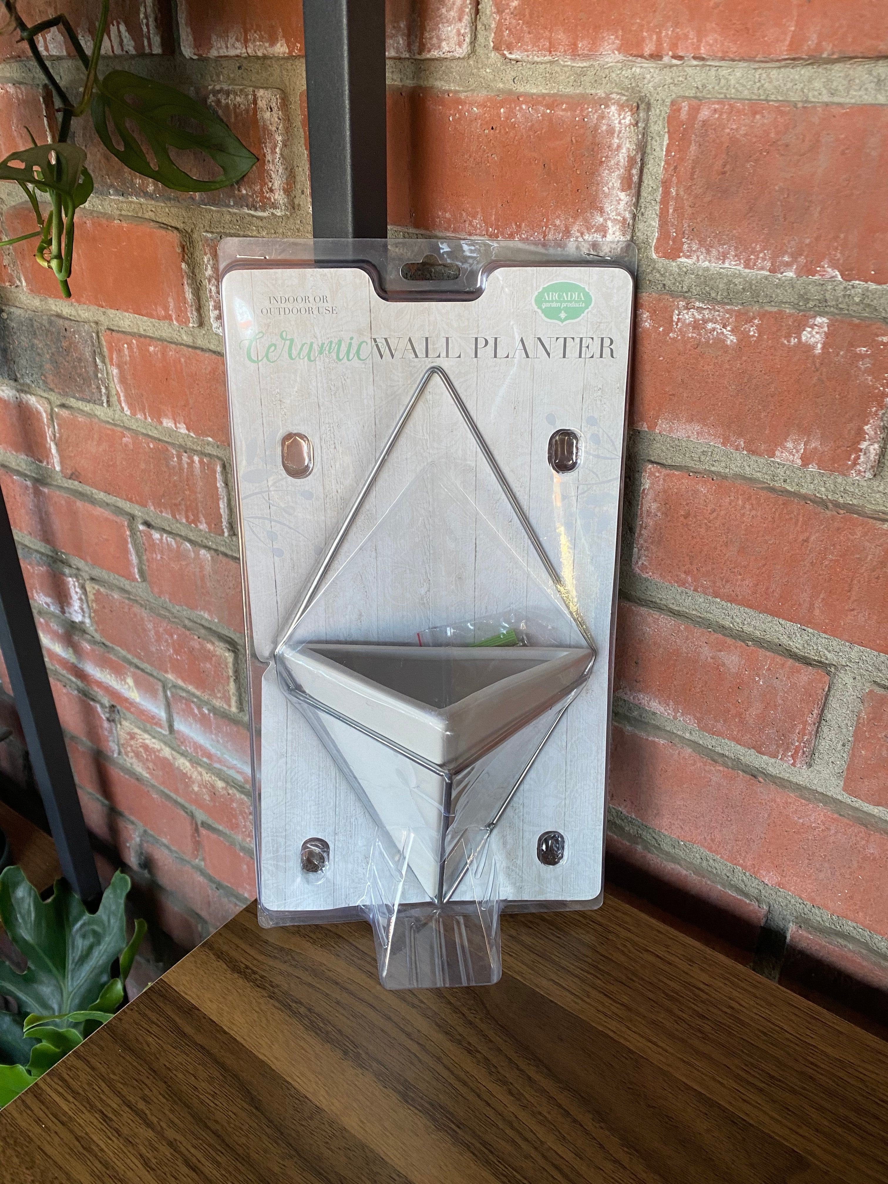 Arcadia Geometric Wall Planter - Small