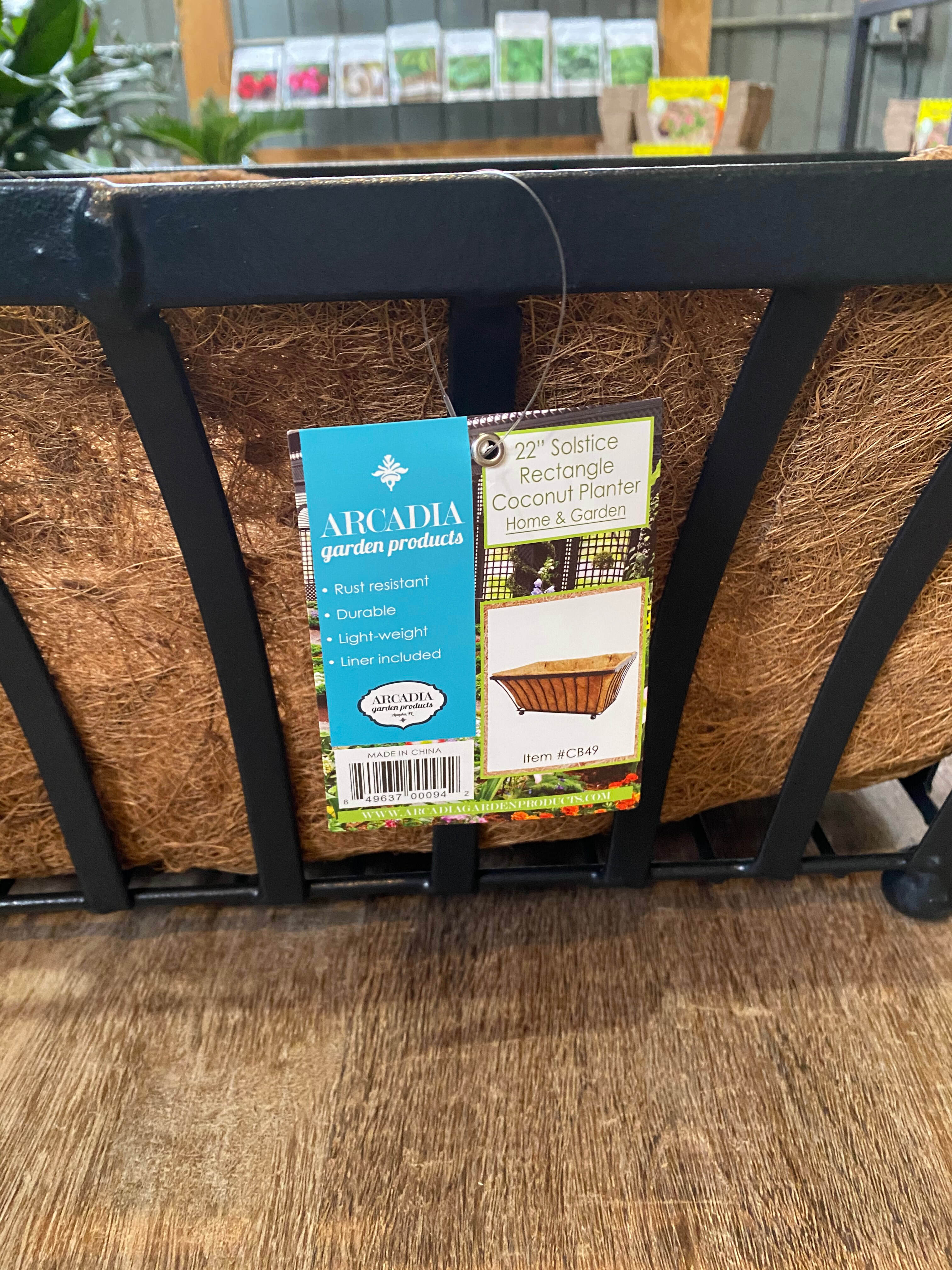 Arcadia Solstice Rectangle Planter- 22"