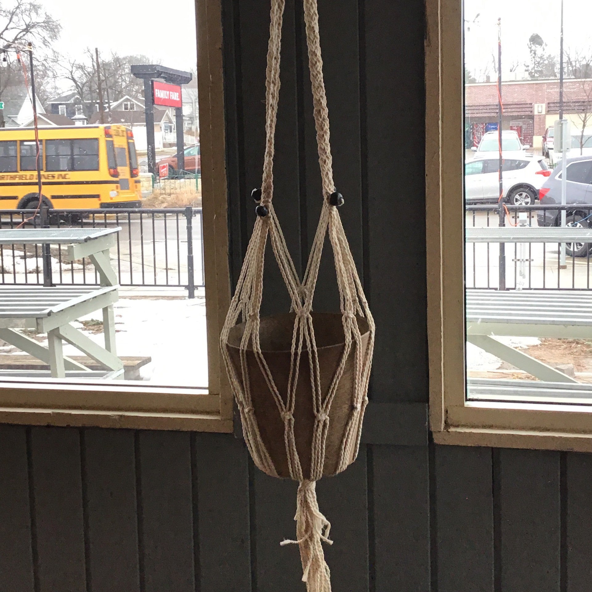 Macrame Plant Hanger, Cotton Rope