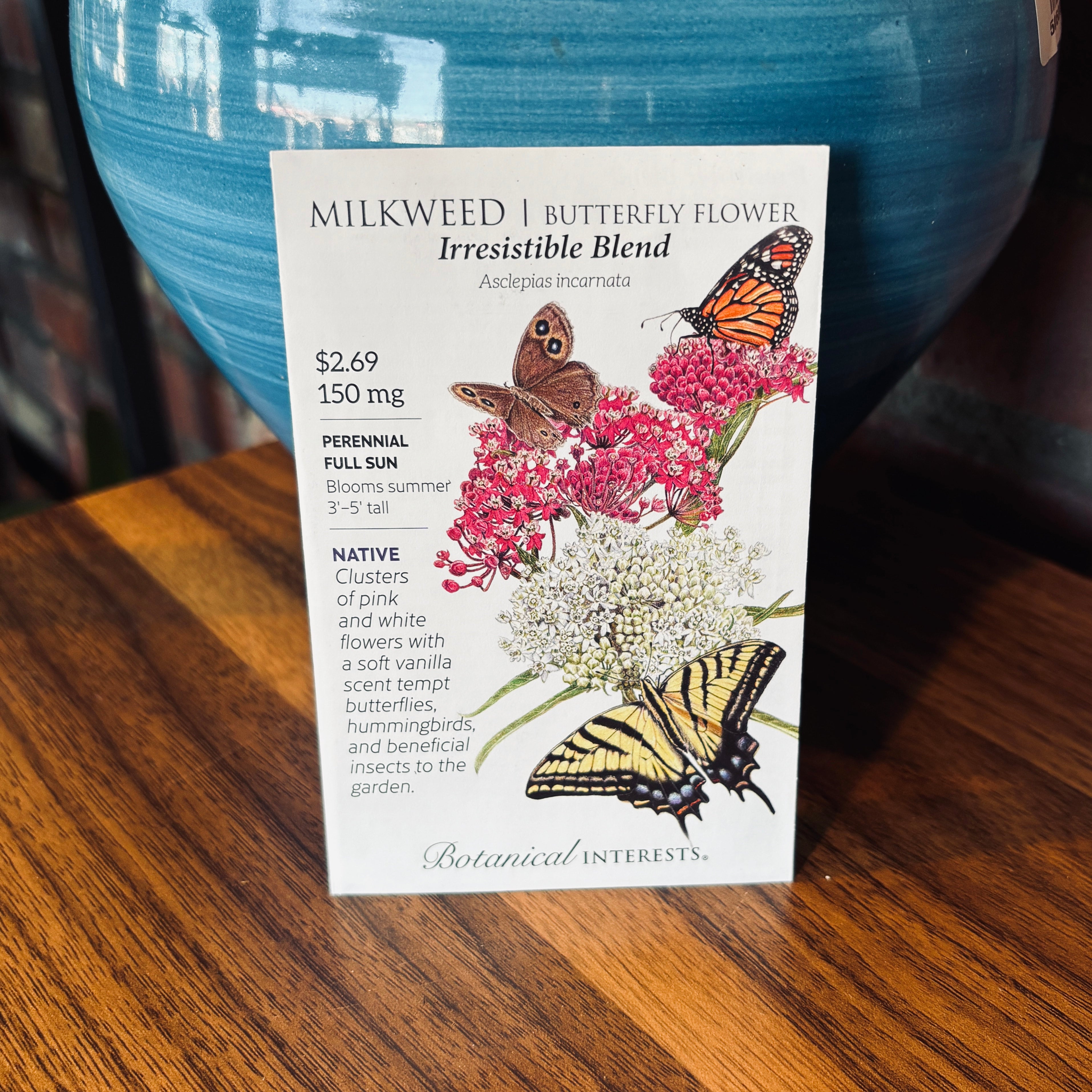 Milkweed | Butterfly Flower Irresistible Blend | Asclepias Incarnata