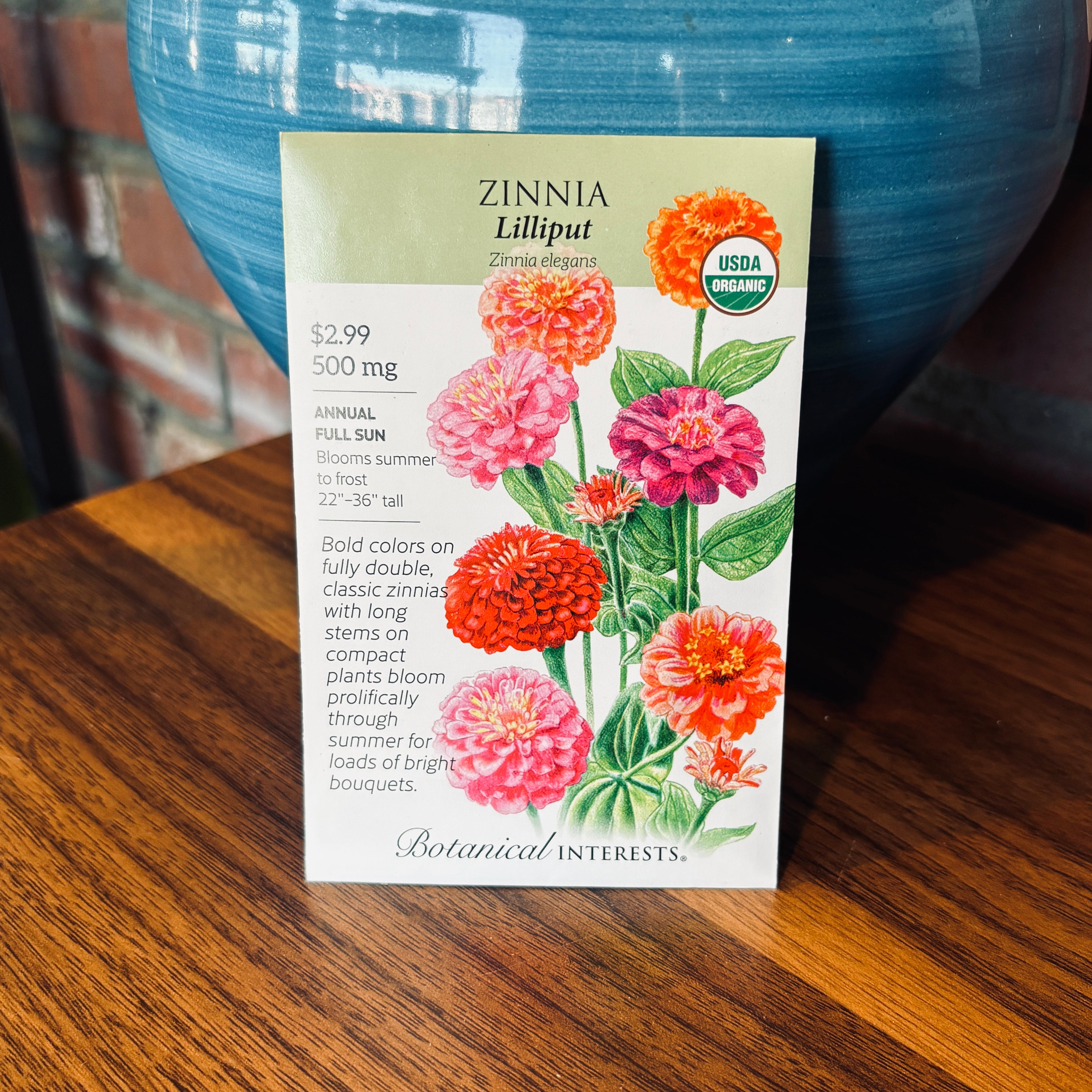 Zinnia 'Lilliput' Organic