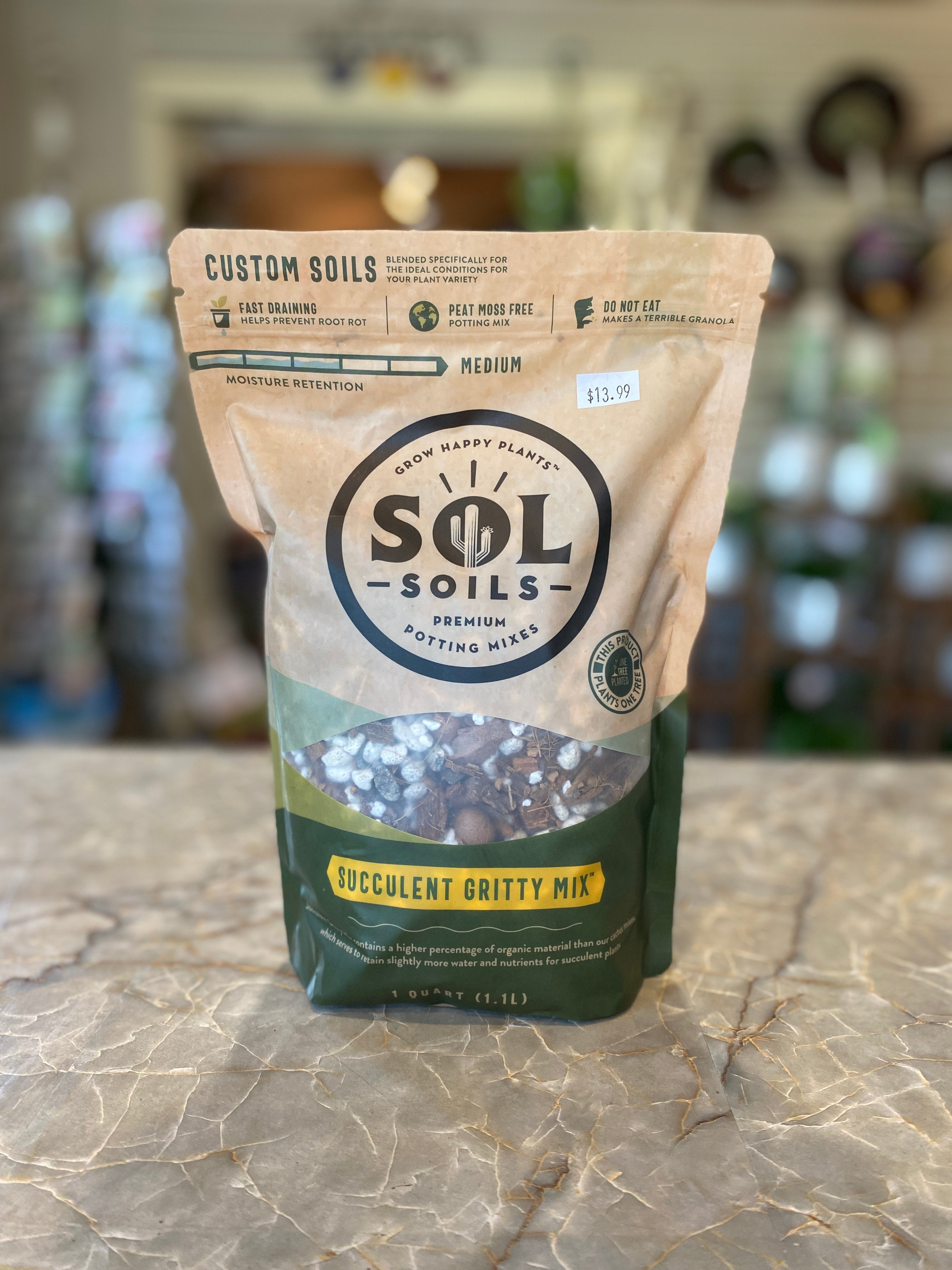 Sol Soils Succulent Gritty Mix 1 Quart