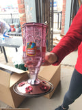Hummingbird Feeder: Amethyst Glass Bottle