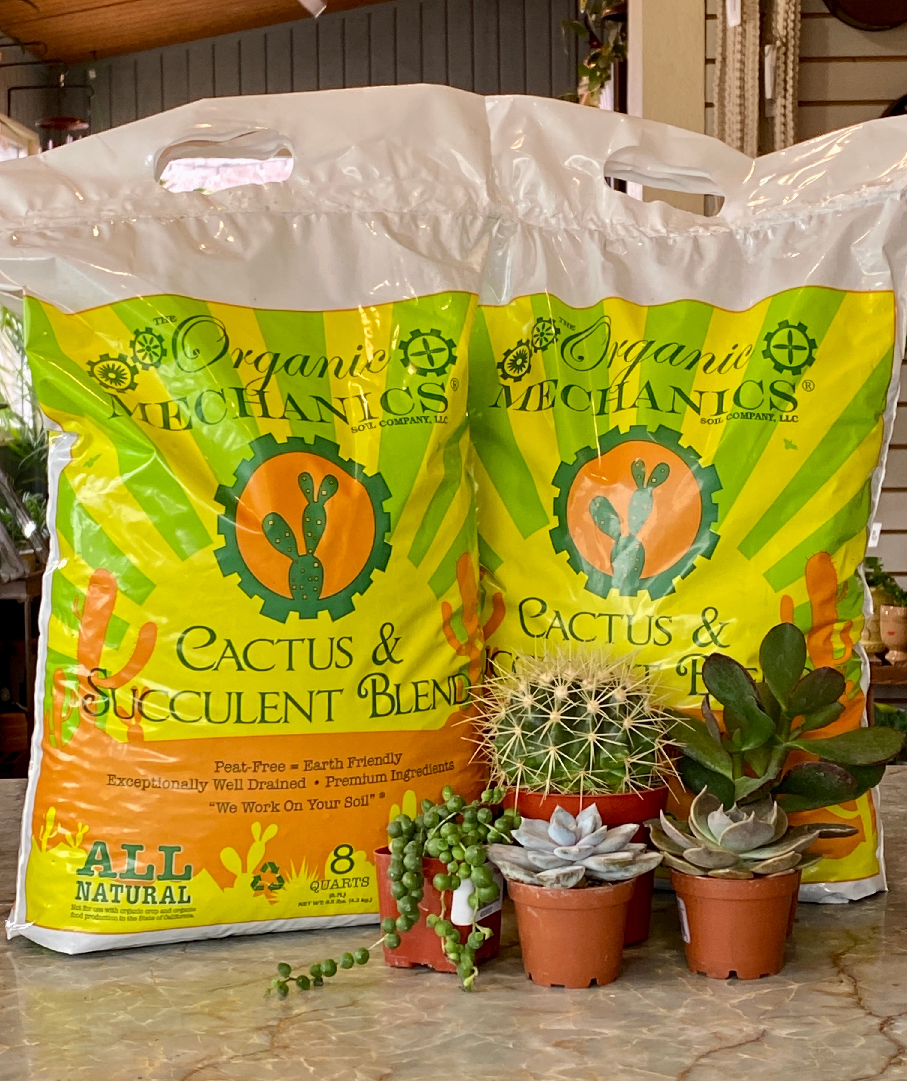 Organic Mechanics Soils - 8 QT Premium Blend Potting Soil