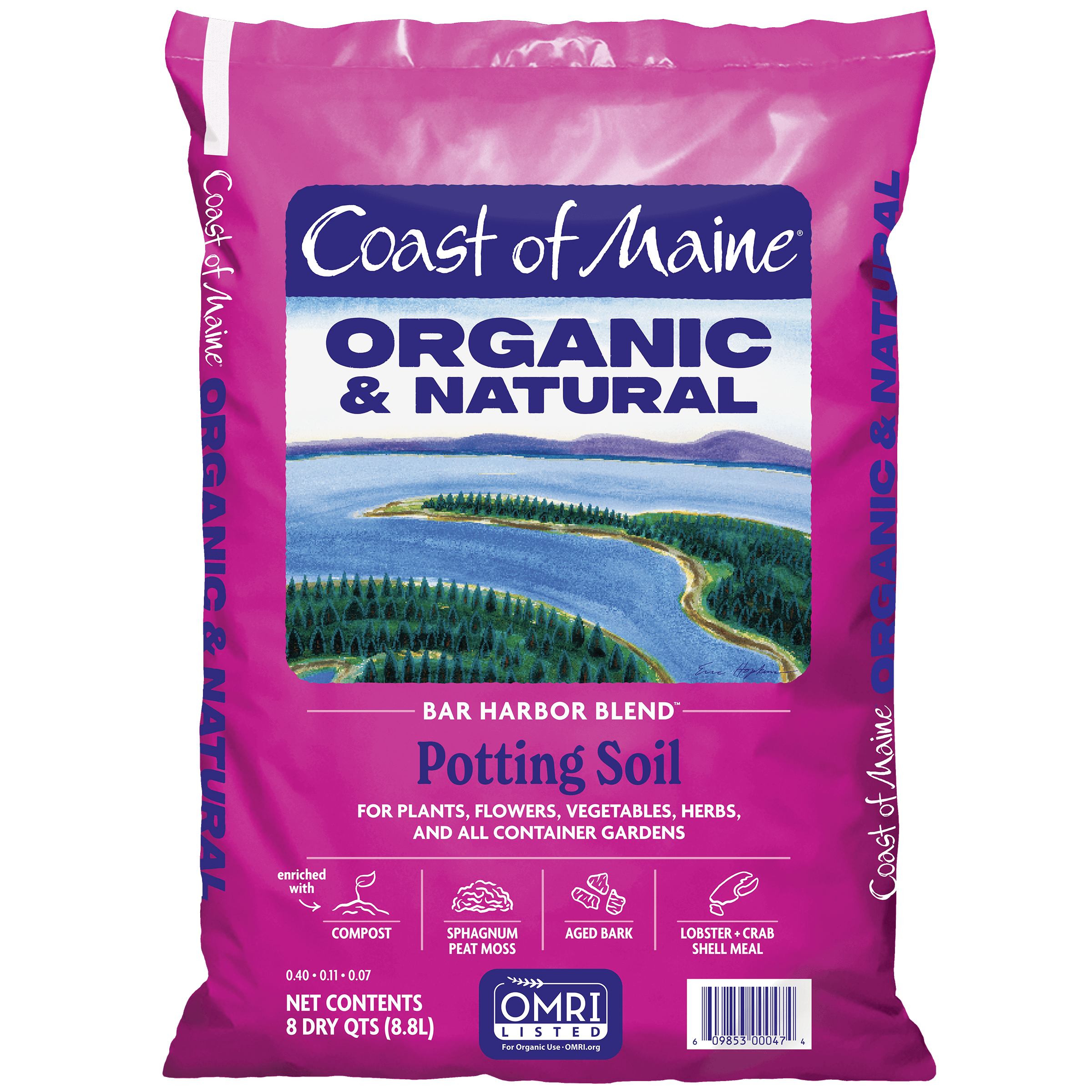 Coast Of Maine Bar Harbor Potting Soil 8 Qt