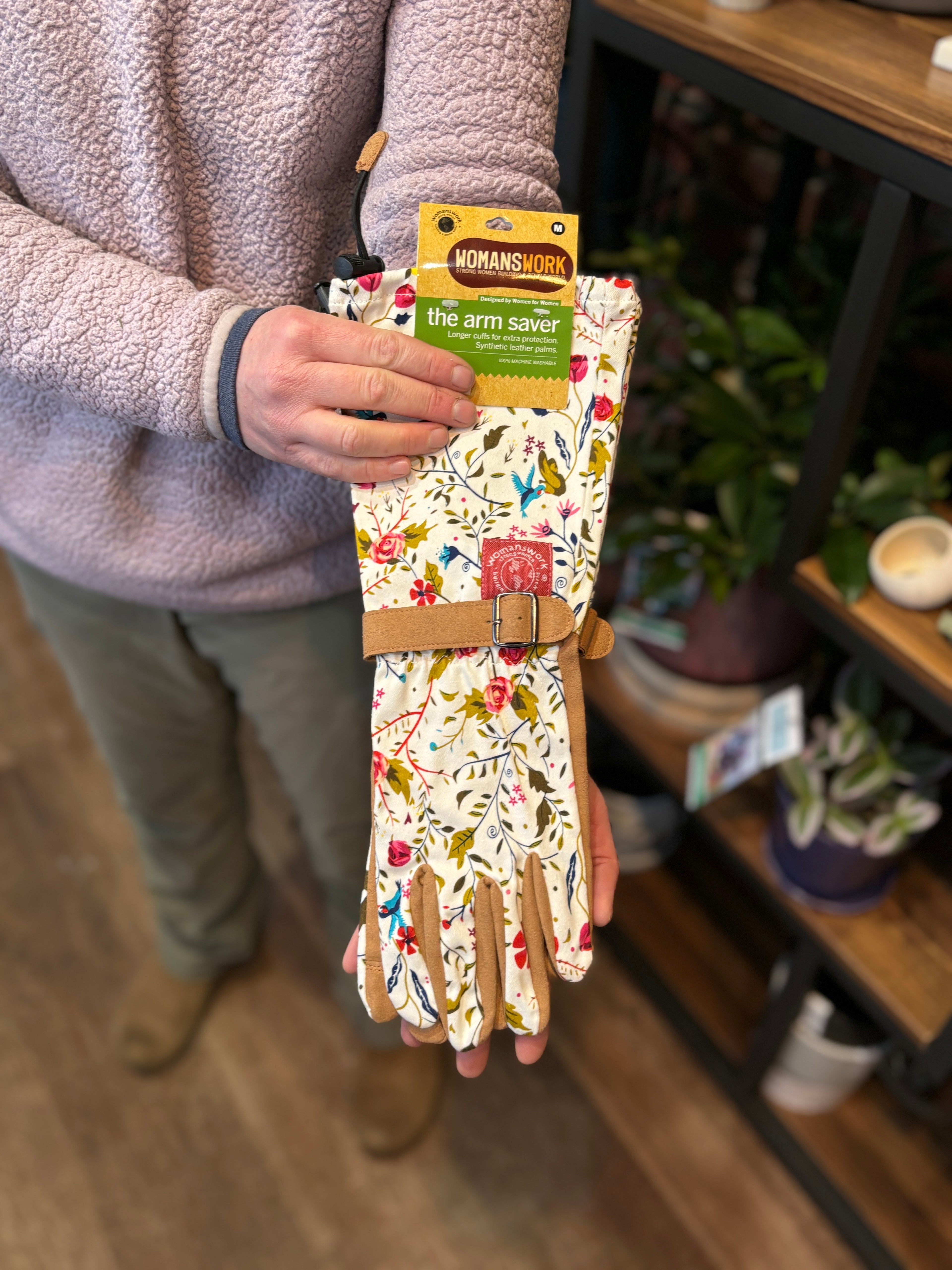 Woman's Work Arm Saver Glove