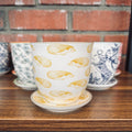Chive Liberte Hedgehog 3.25" Pot & Saucer