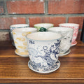 Chive Liberte Stag 3.25" Pot & Saucer