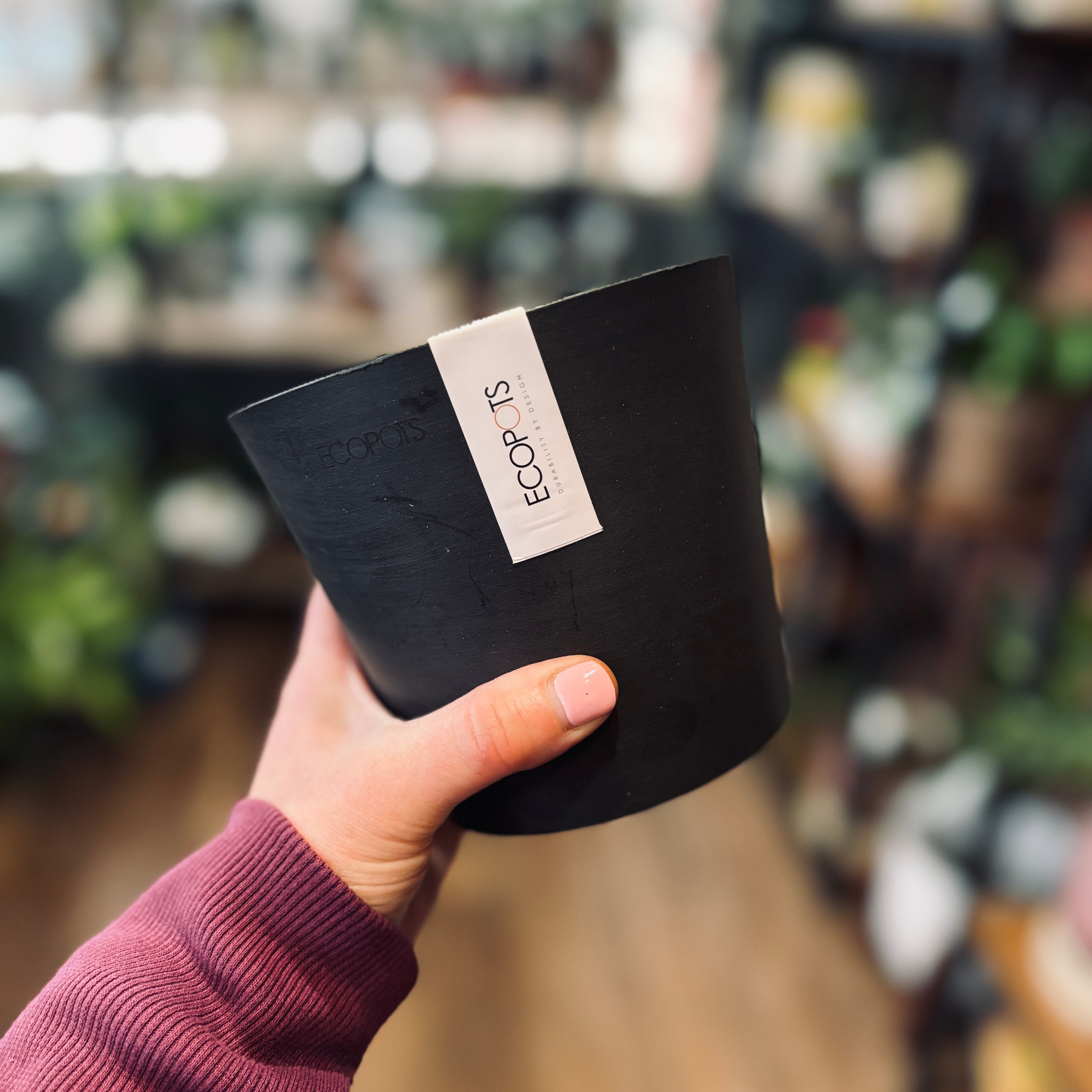 Ecopot Black 4"