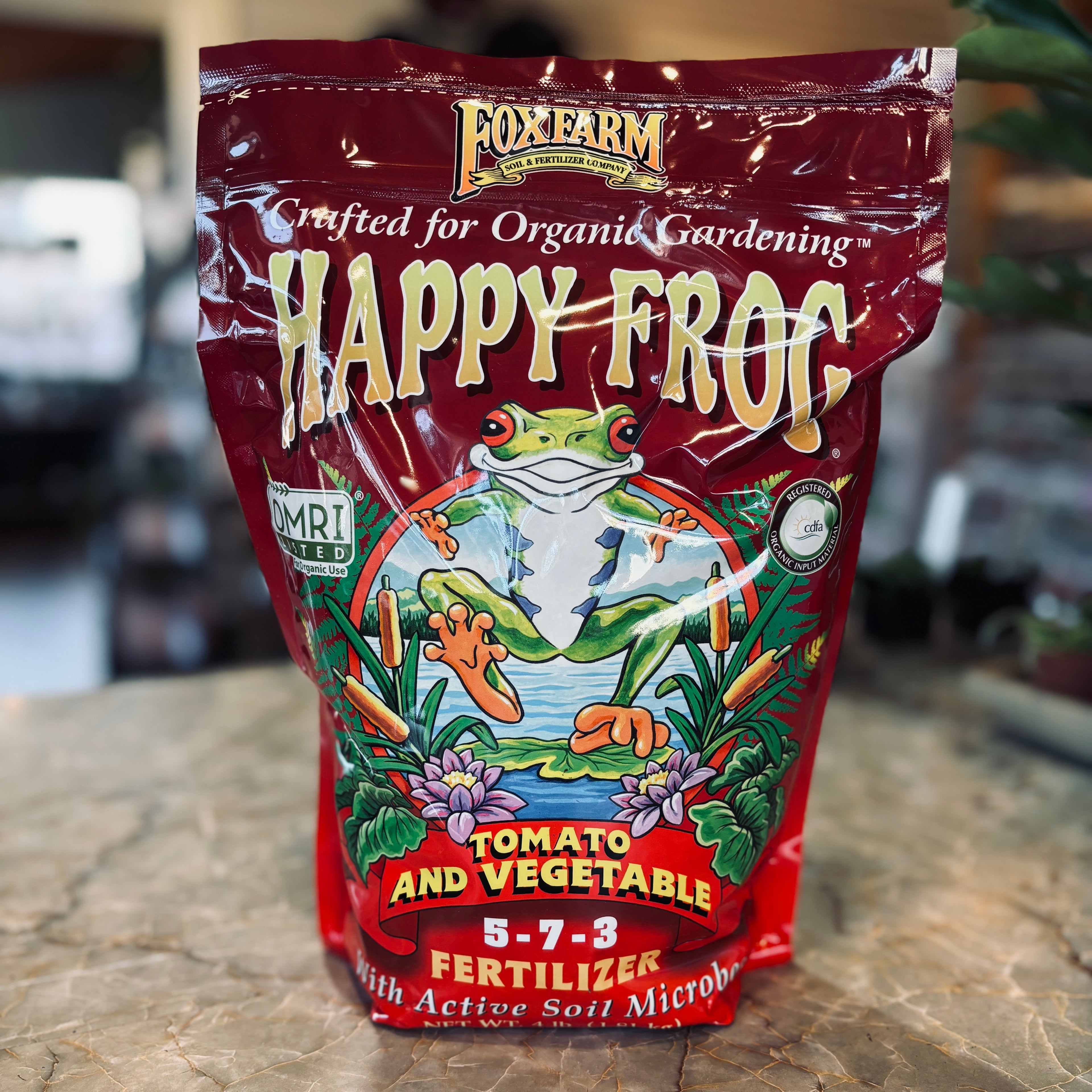 Fox Farm Happy Frog Tomato And Vegetable 5-7-3 Fertilizer