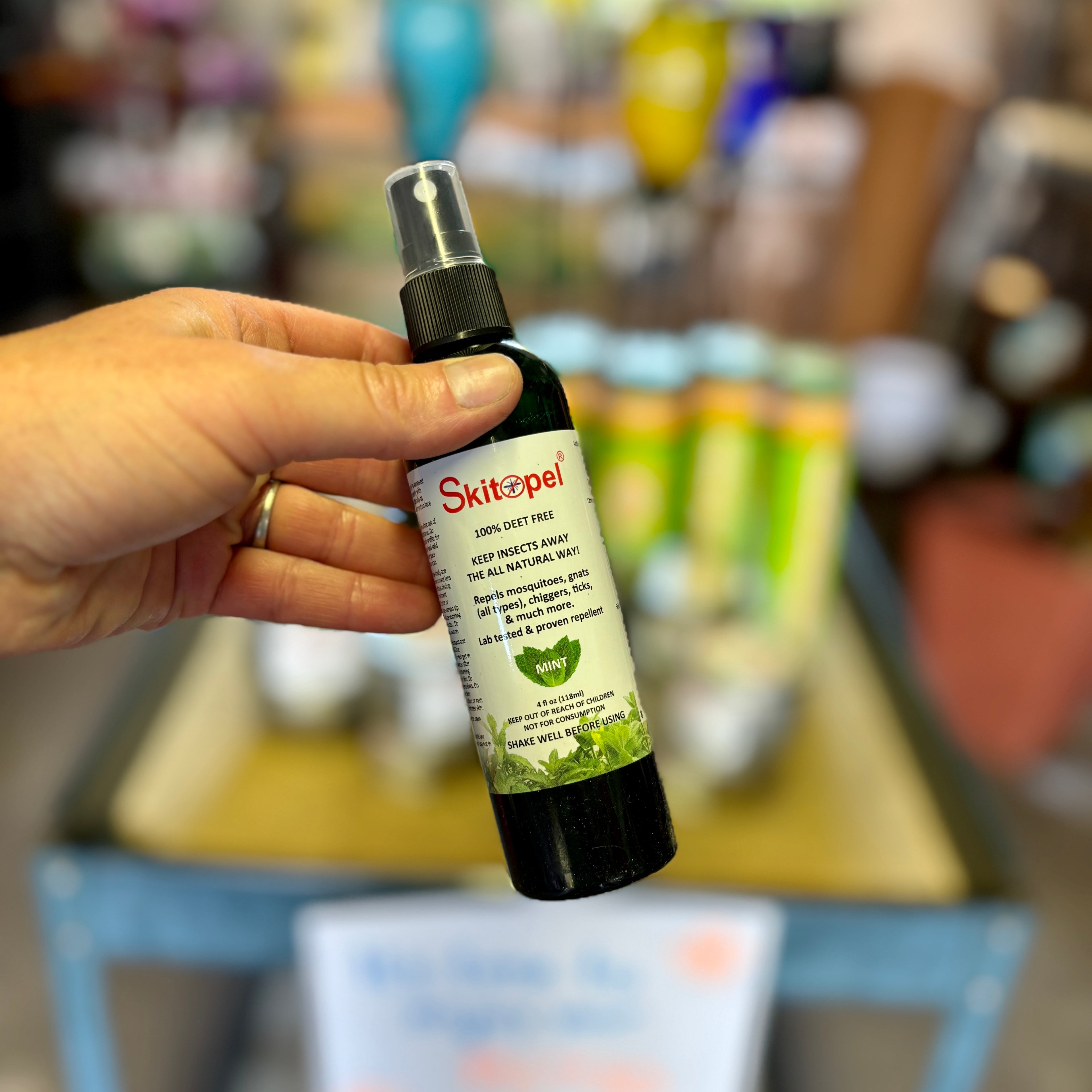 Skitopel Deet Free Insect Repellent Mint 4 oz