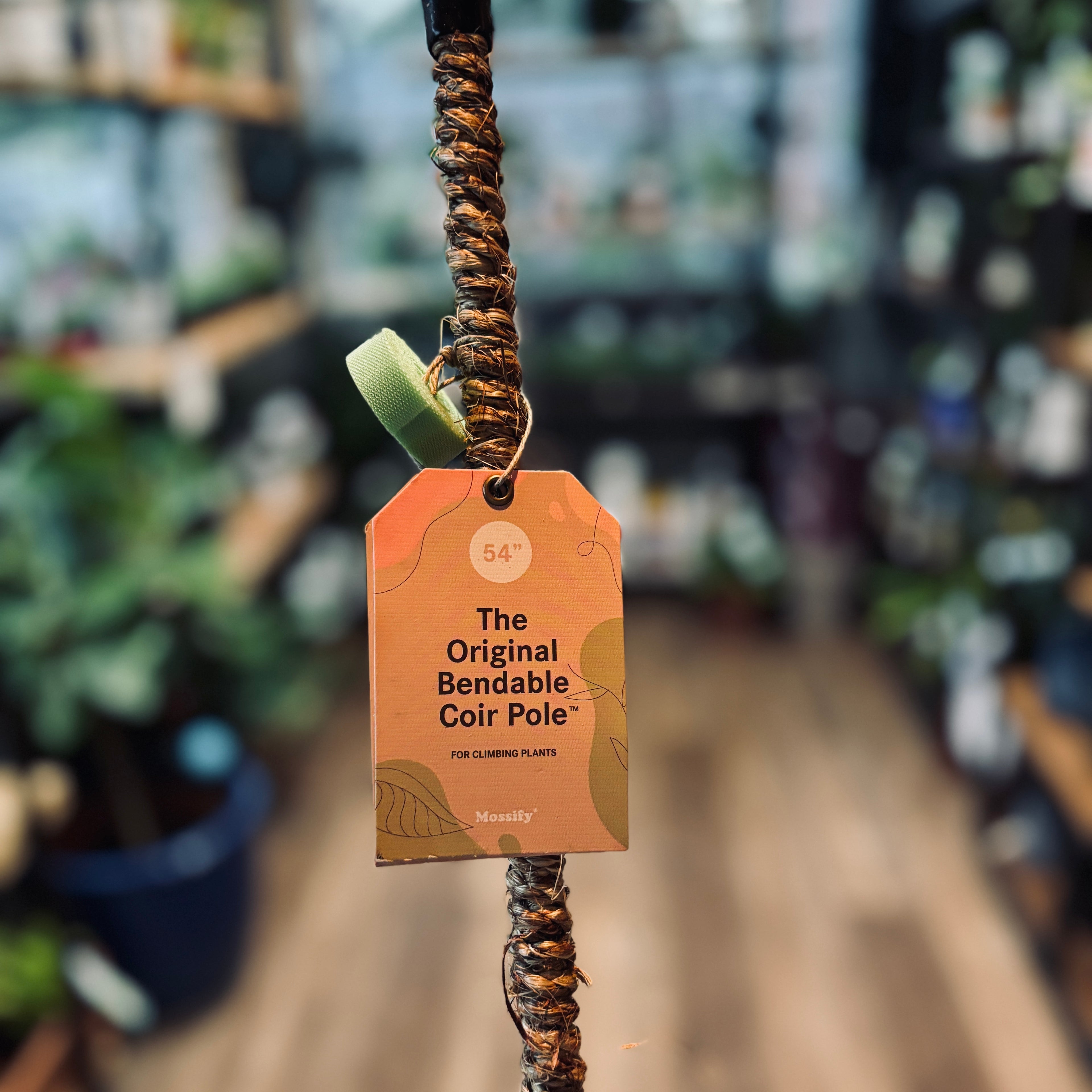 Original Bendable Coir Pole For Climbing Plants 54"
