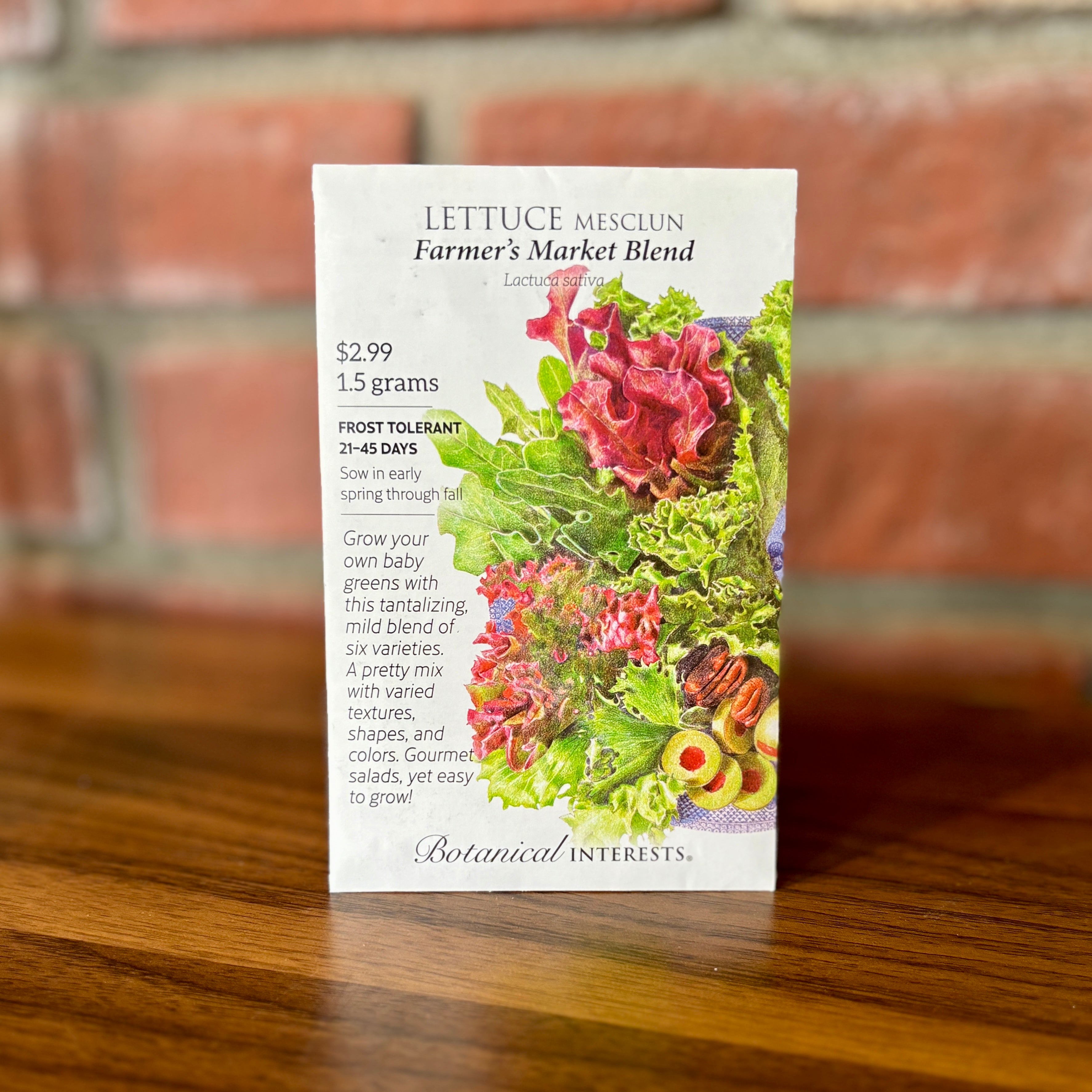 Lettuce Mesclun Farmer's Market Blend