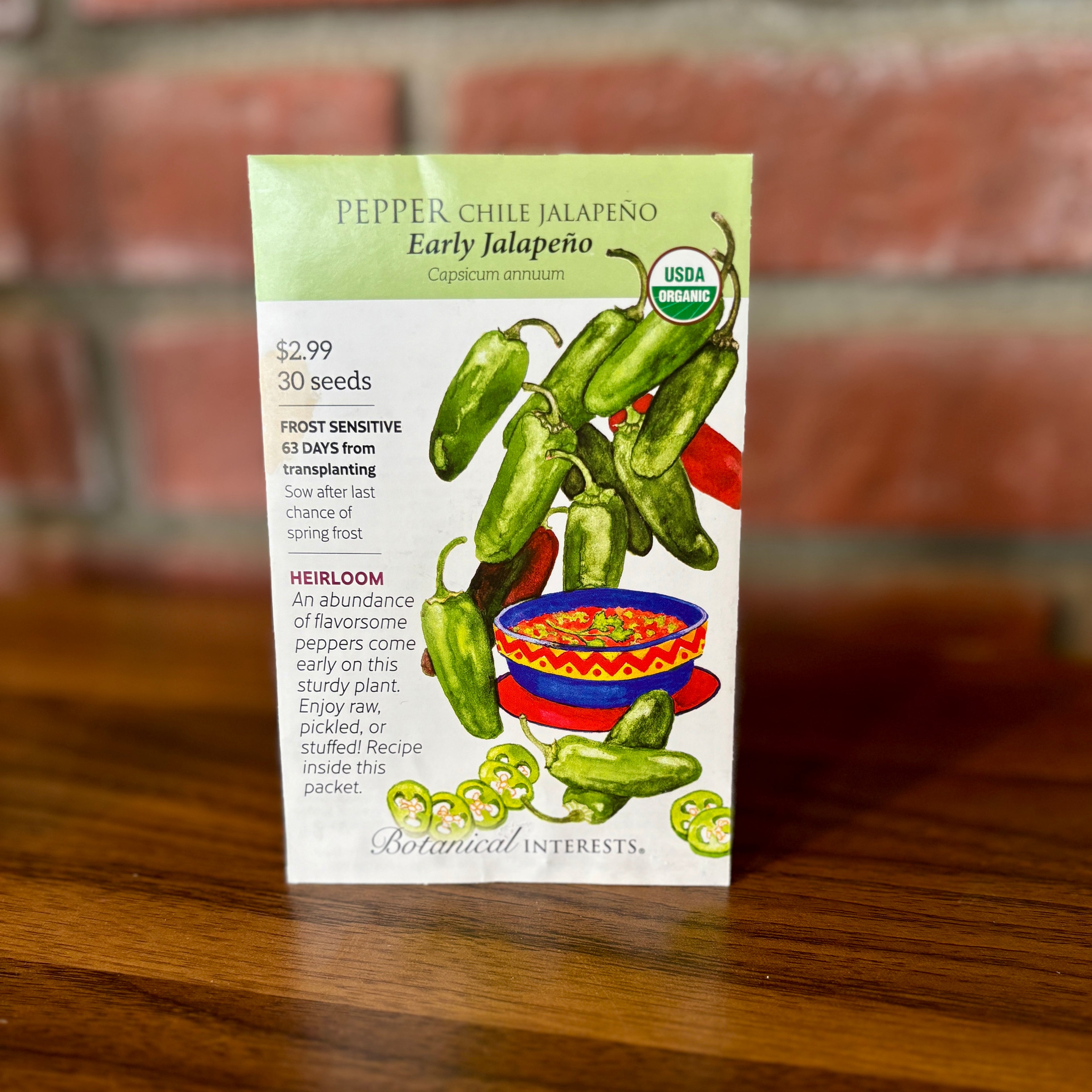 Pepper Chile Jalapeno Early Organic