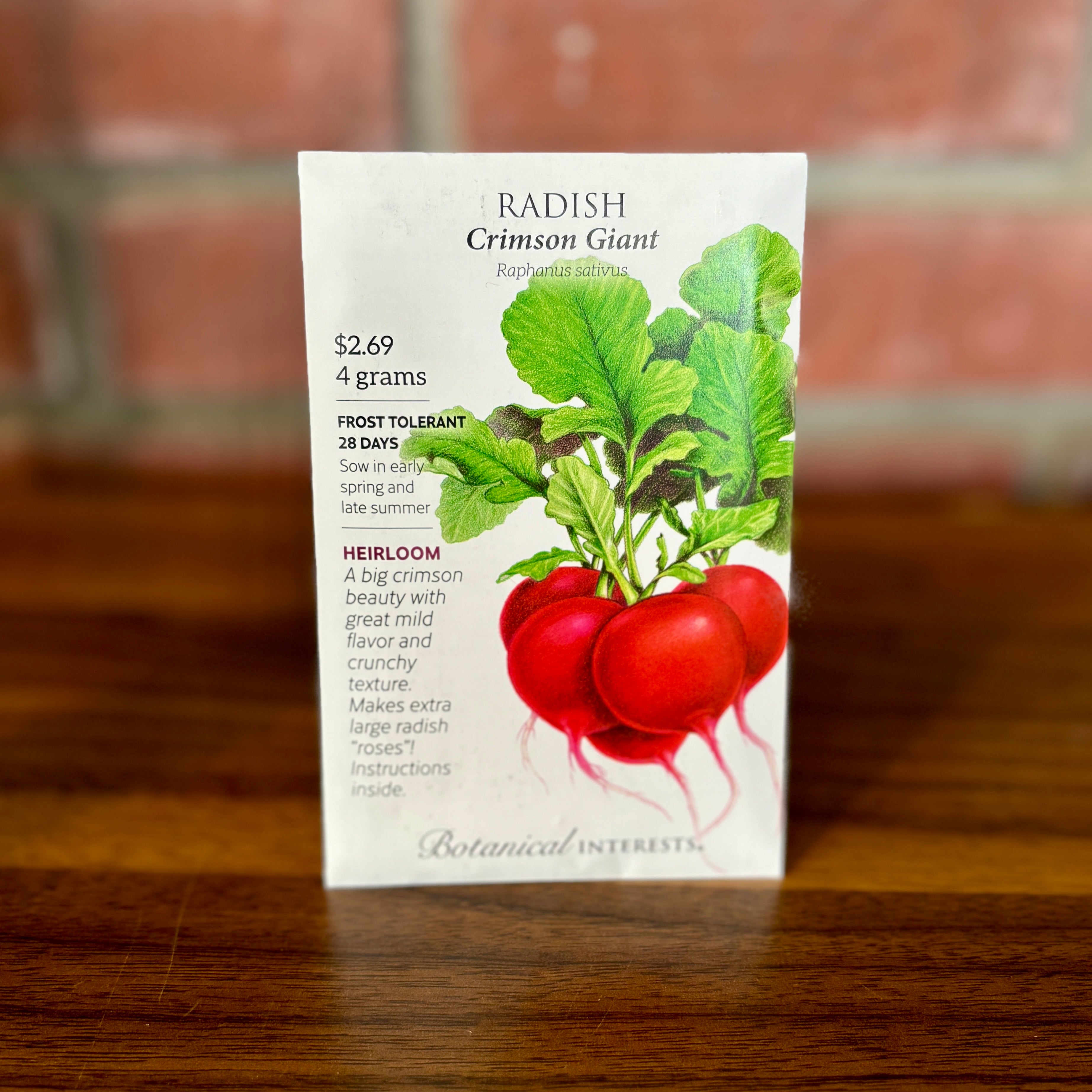 Radish Crimson Giant