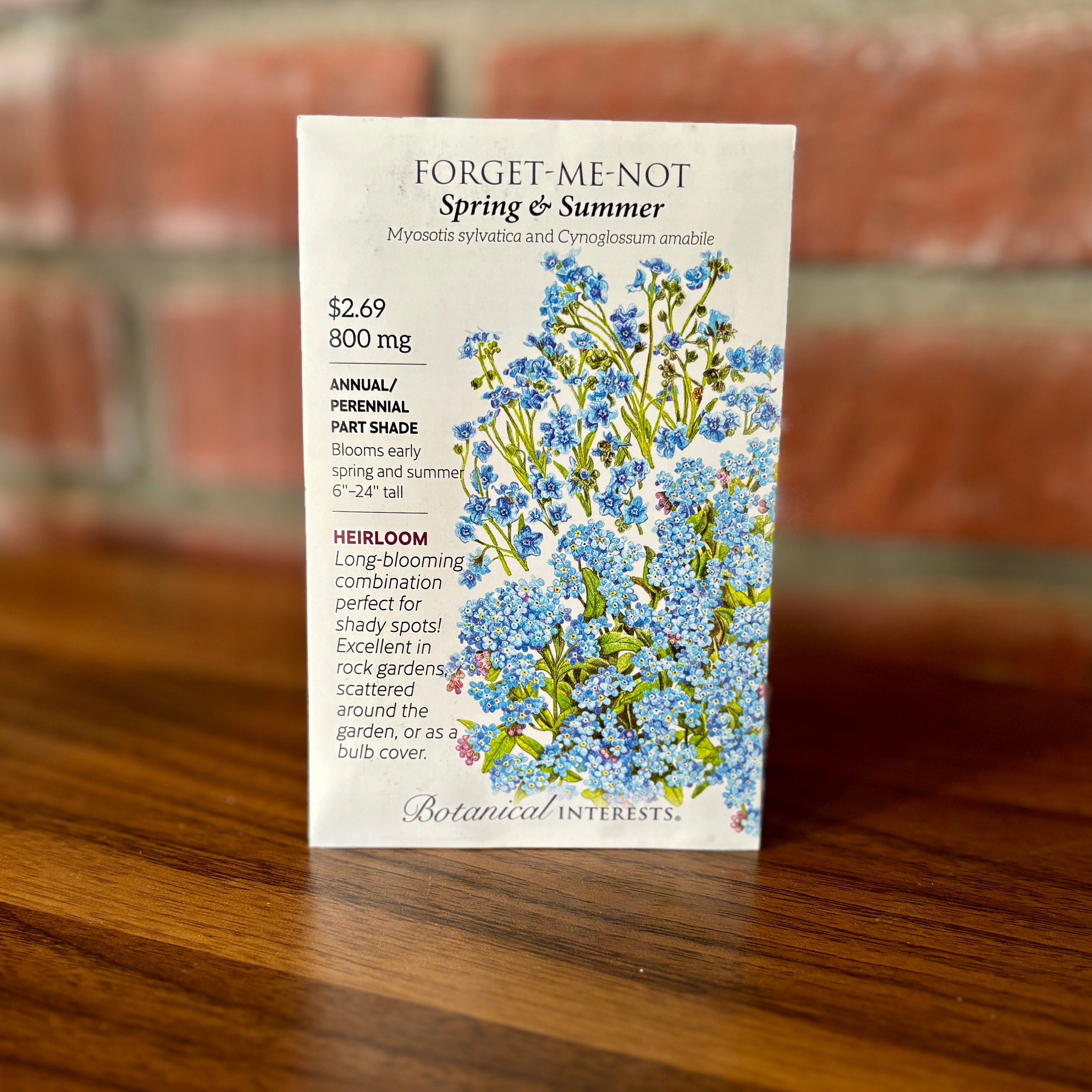 Forget-Me-Not, Spring And Summer