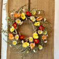 Poppy Wreath 24"