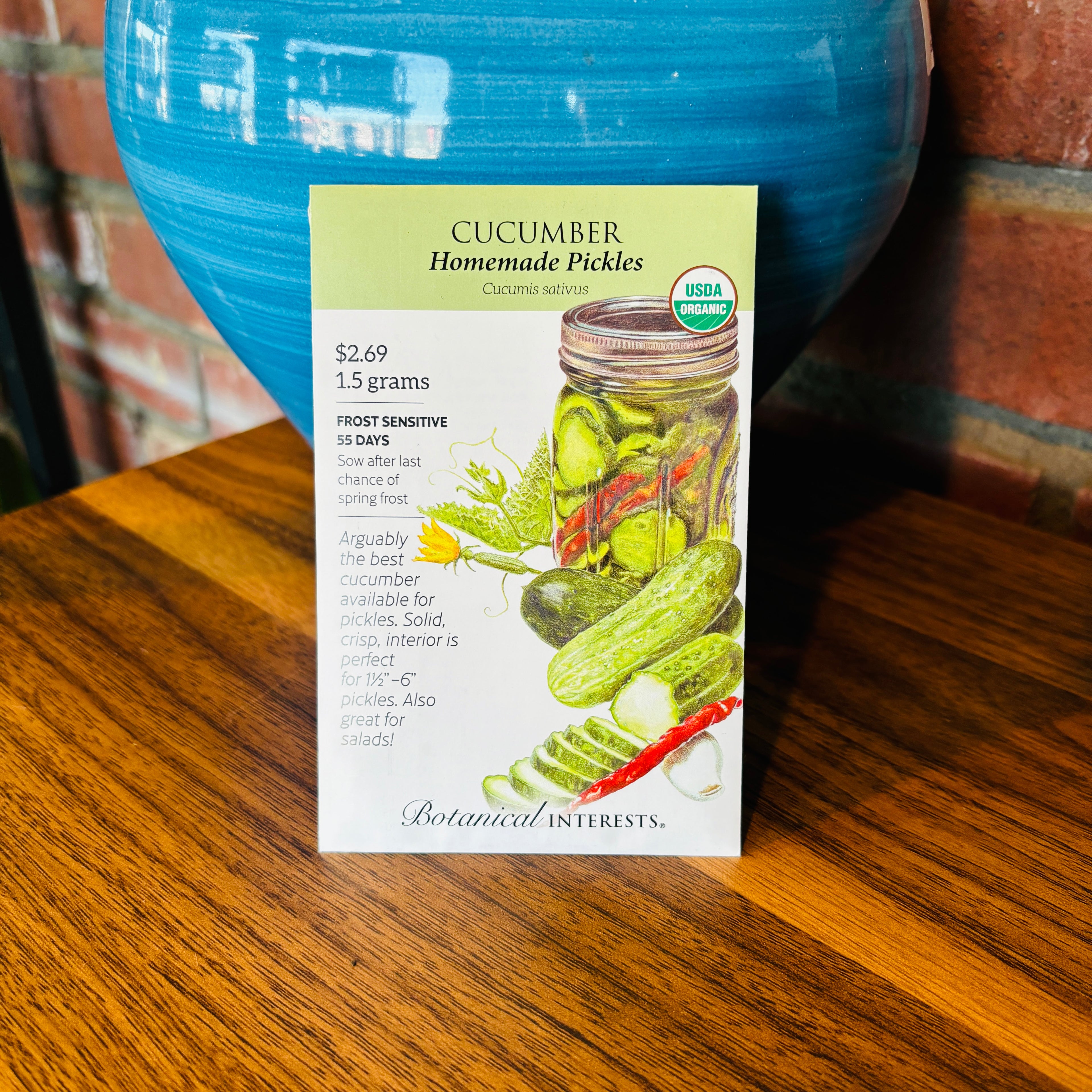 Cucumber Homemade Pickles Organic