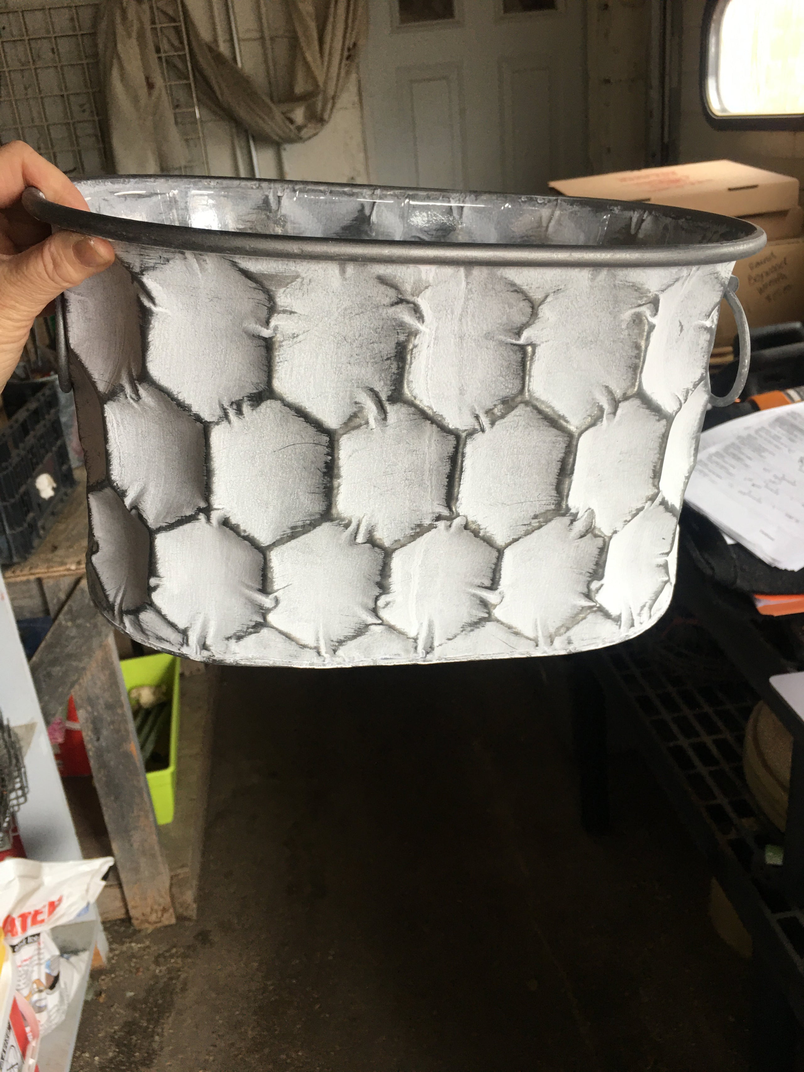 Oval Honeycomb Planters - Large