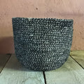 Black Wicker Basket Small