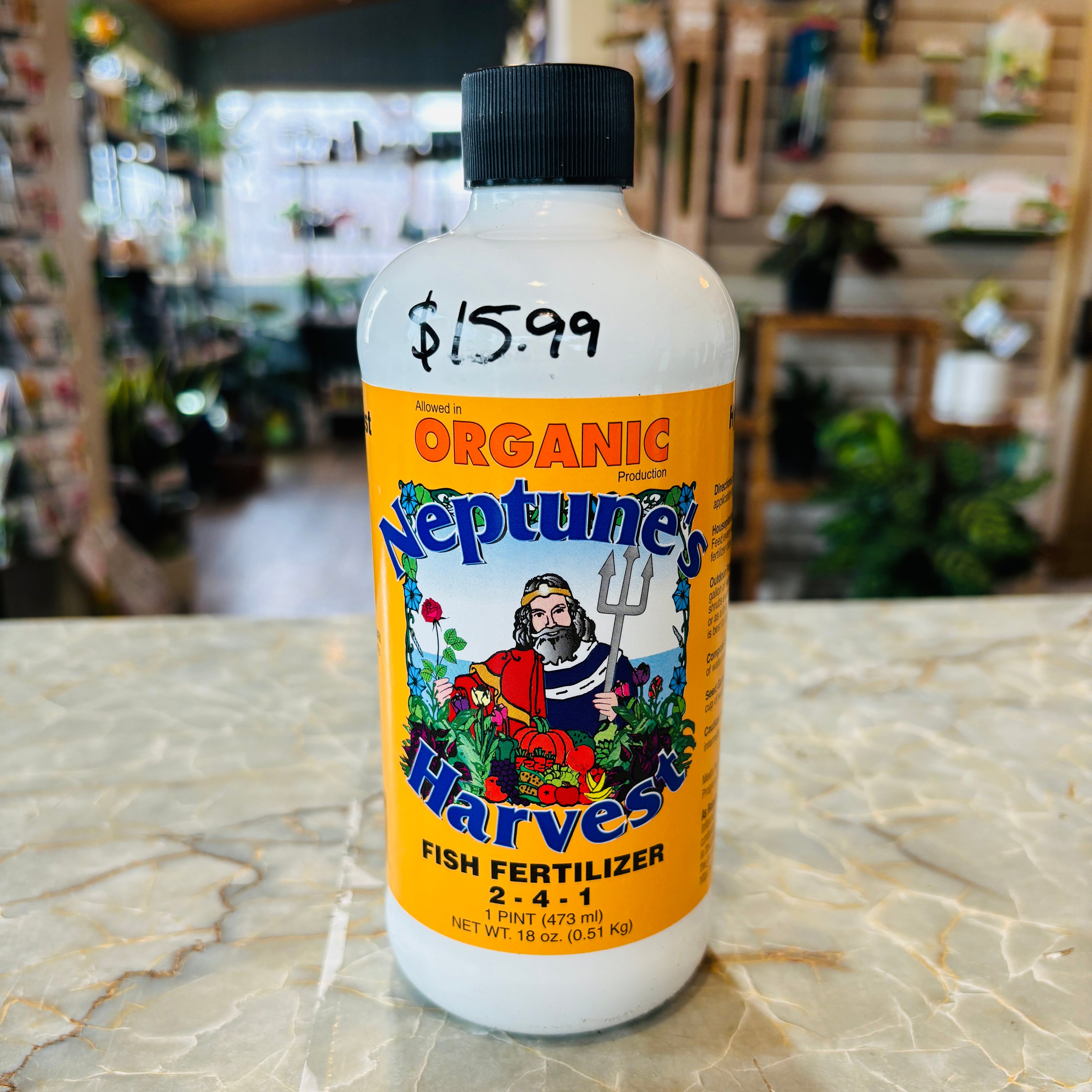 Neptunes Organic Harvest Fish Fertilizer 2-4-1