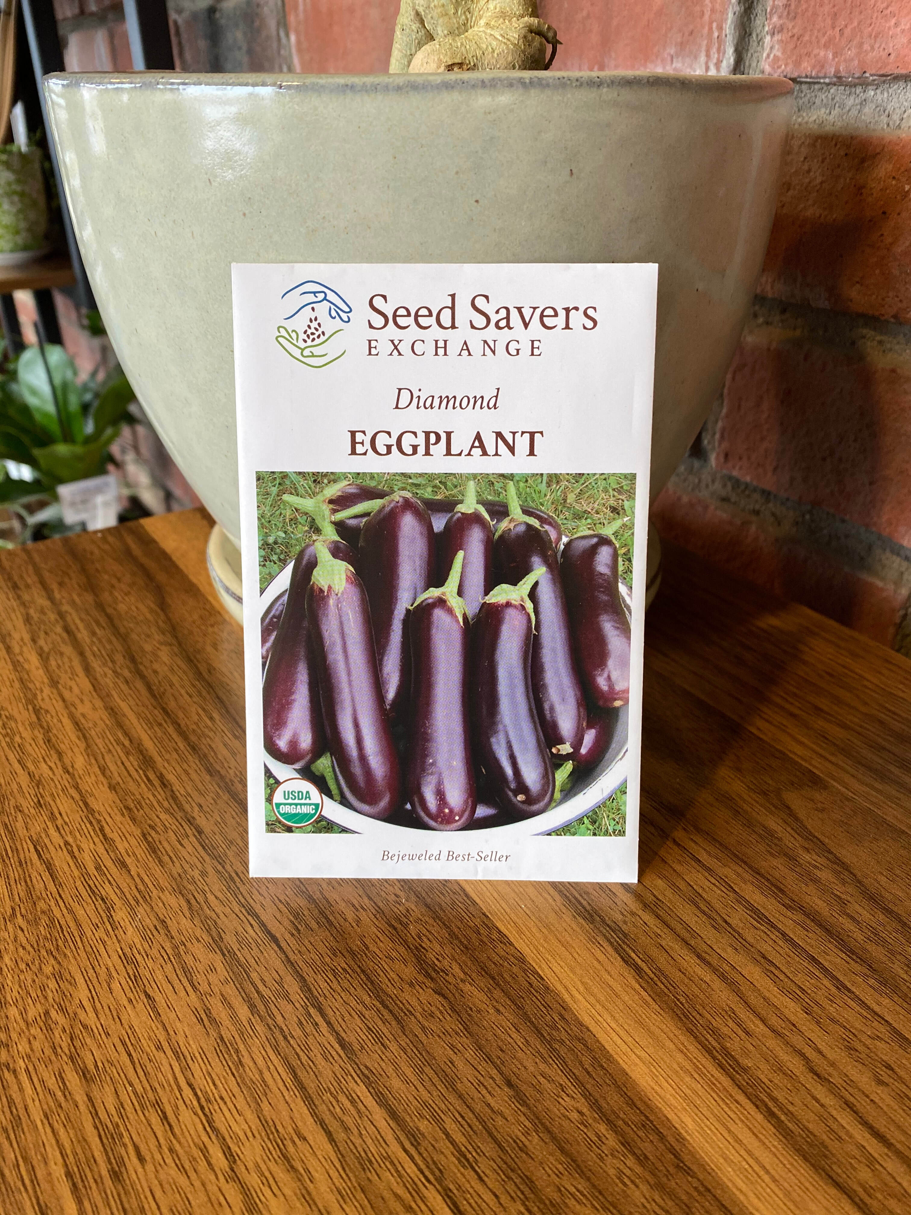 Eggplant Diamond Organic