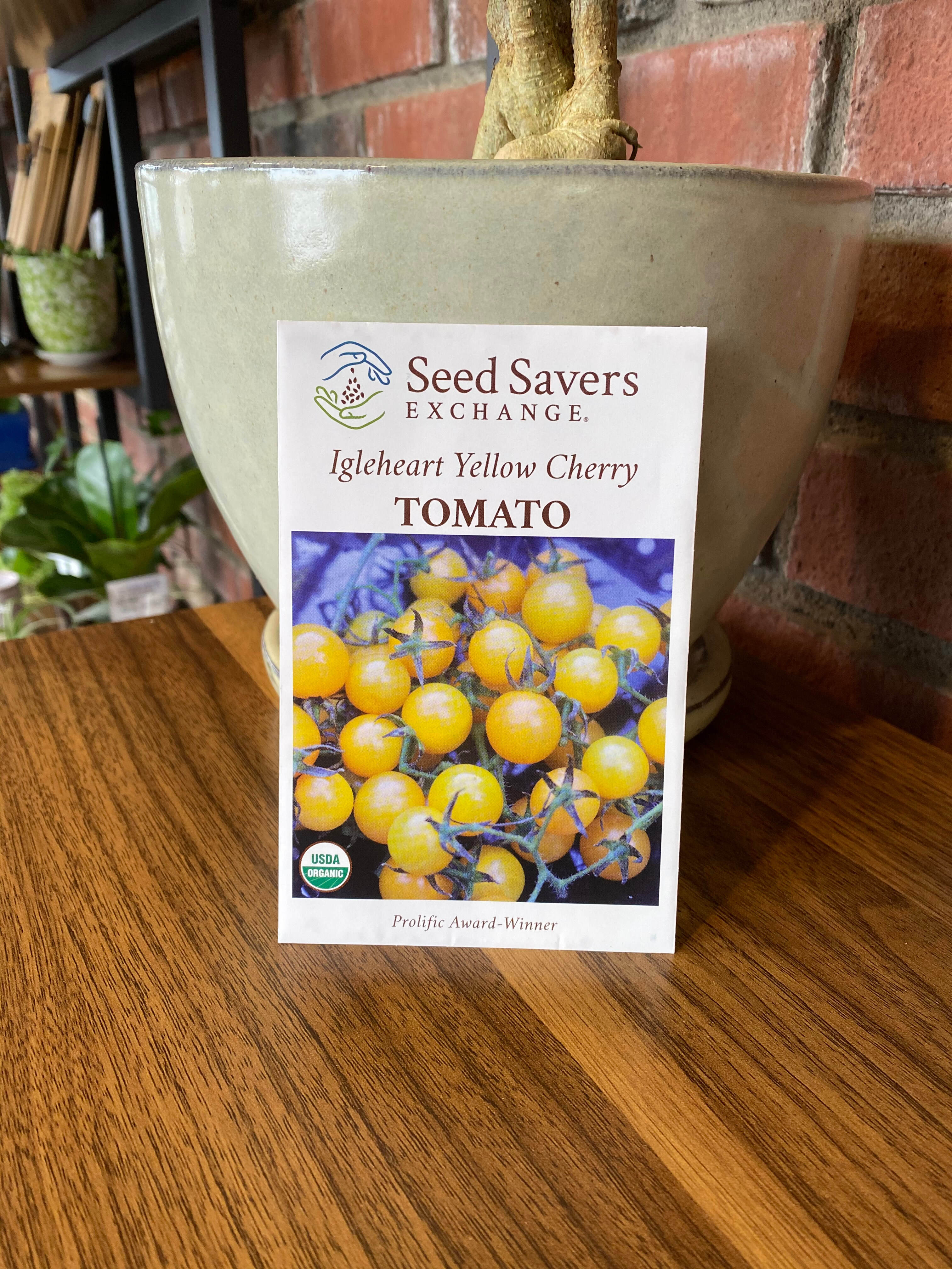 Tomato Igleheart Yellow Cherry Organic